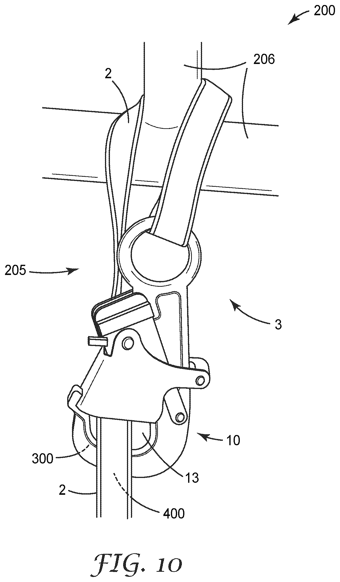 Patent US12350528 Figure 8 – Fall-protection apparatus with multimodal inductive sensing