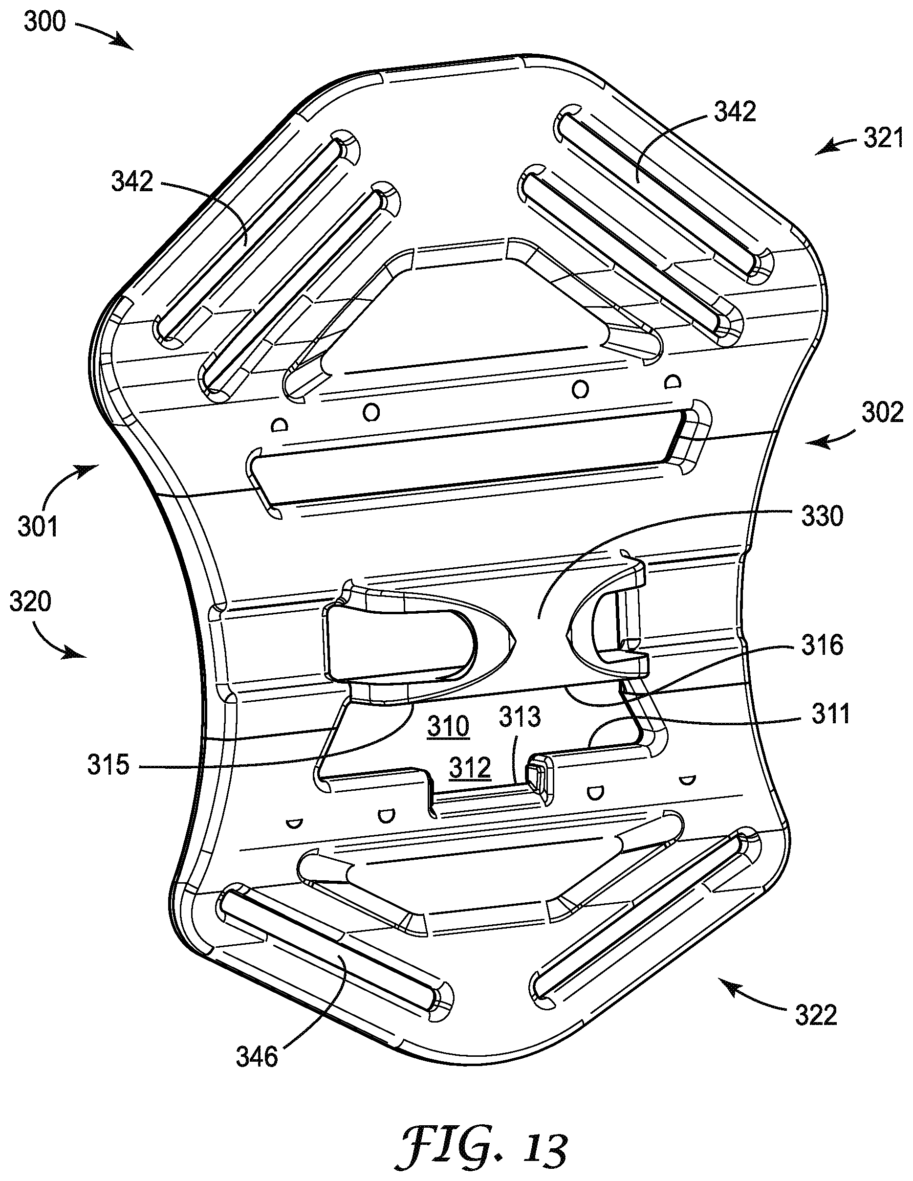 Patent US12350529 Figure 13 – Safety harness with self-locking dorsal brace