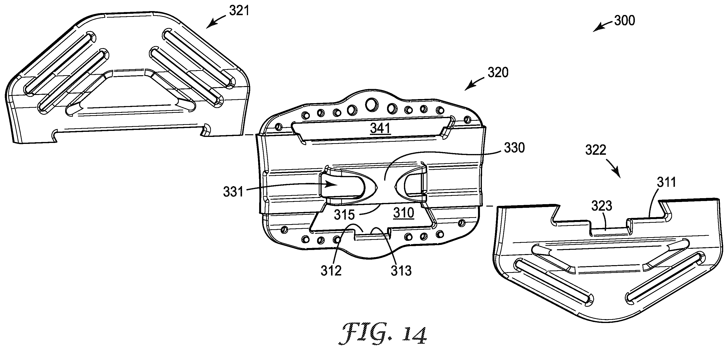Patent US12350529 Figure 14 – Safety harness with self-locking dorsal brace