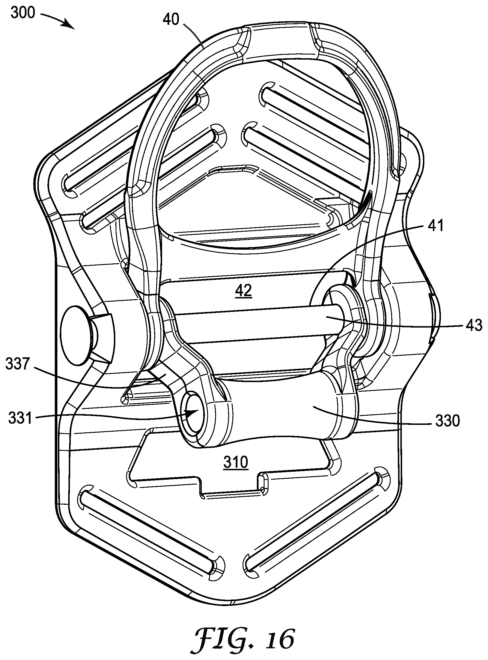 Patent US12350529 Figure 16 – Safety harness with self-locking dorsal brace
