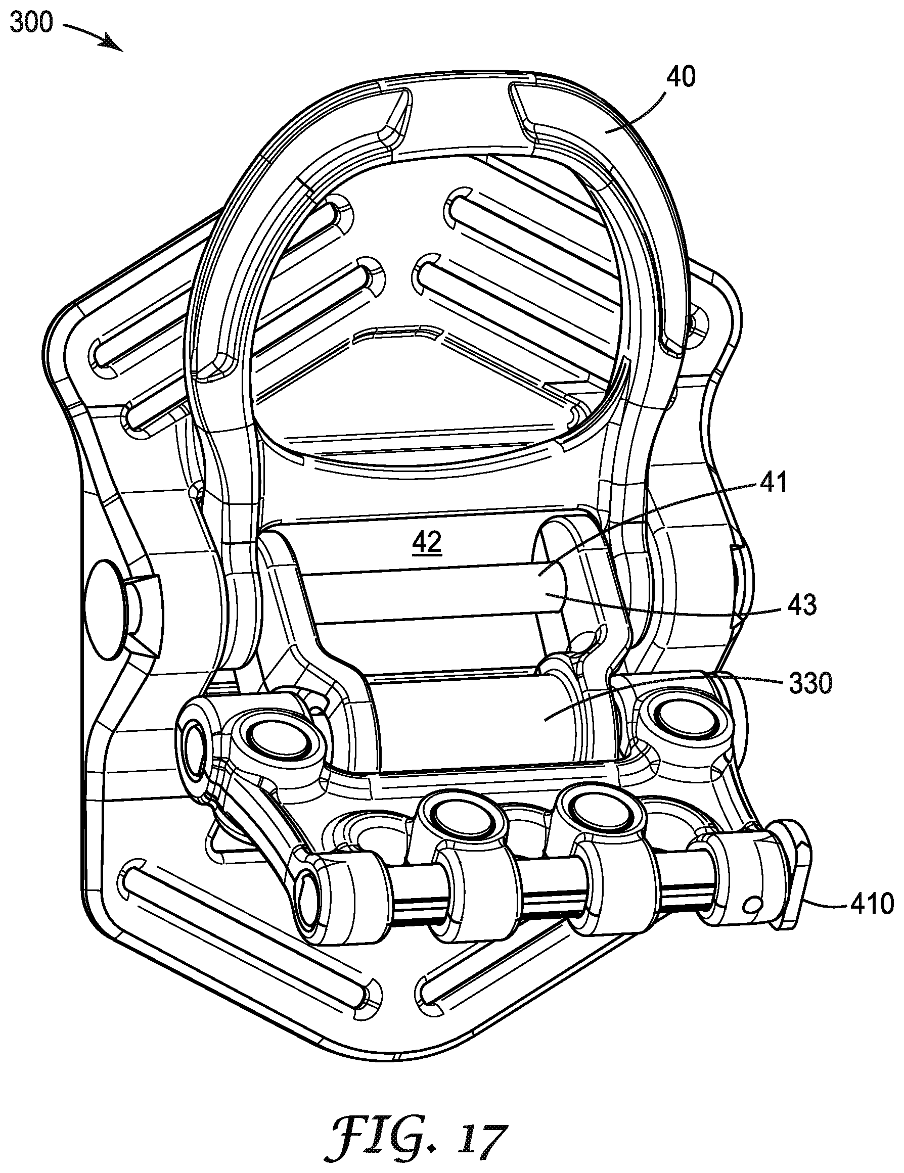 Patent US12350529 Figure 17 – Safety harness with self-locking dorsal brace