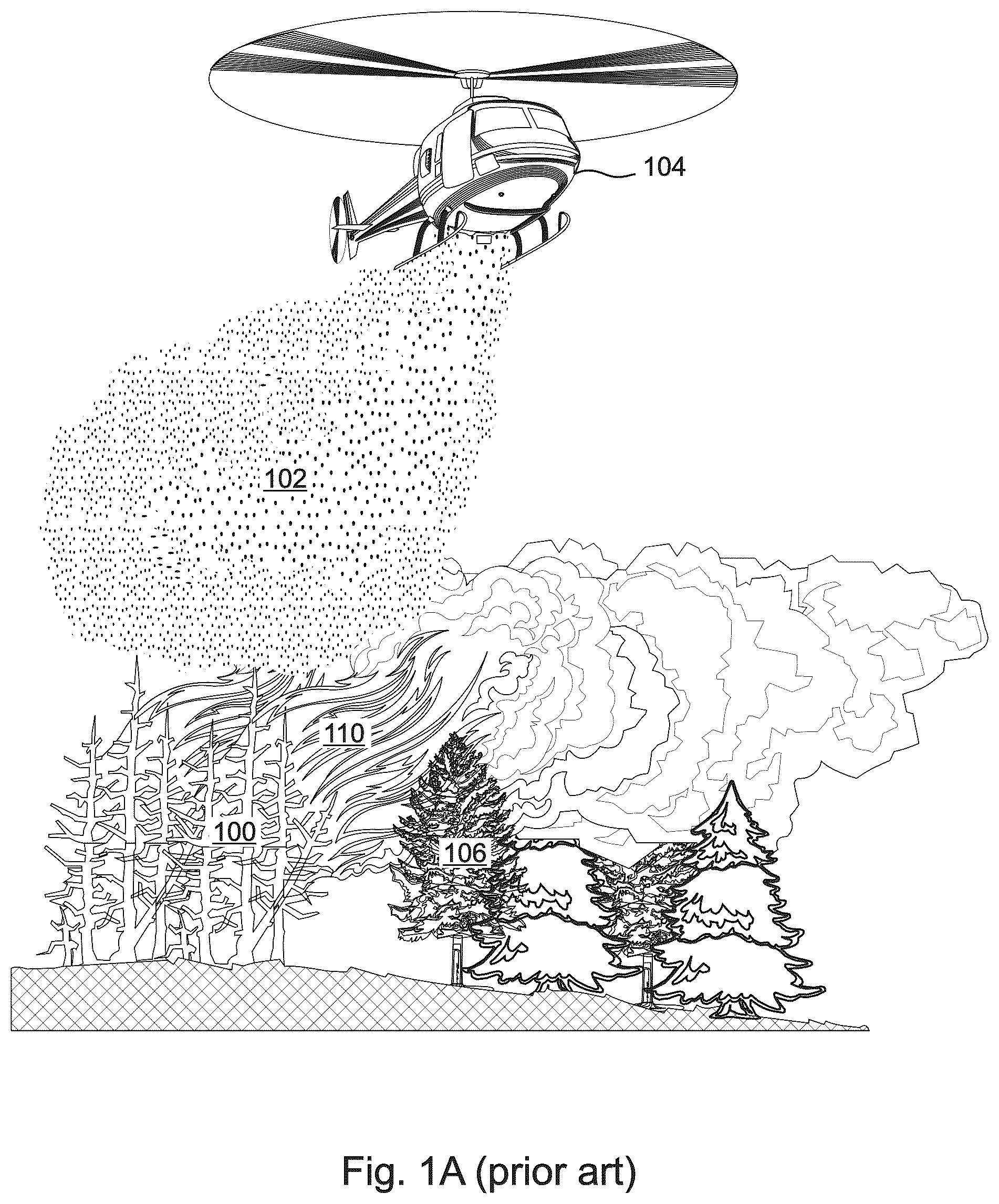 Patent US12350533 — Biodegradable SAP-containing pellets applicable to vegetation for fire protection and suppression — Figure 1