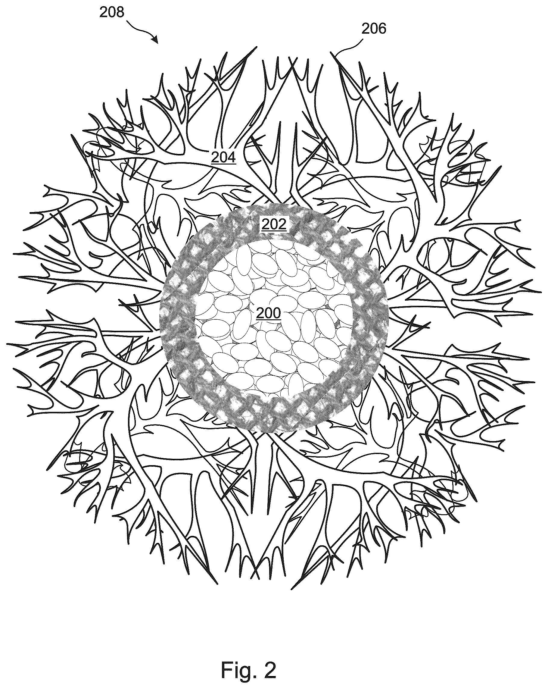 Patent US12350533 Figure 3 – Biodegradable SAP-containing pellets applicable to vegetation for fire protection and suppression