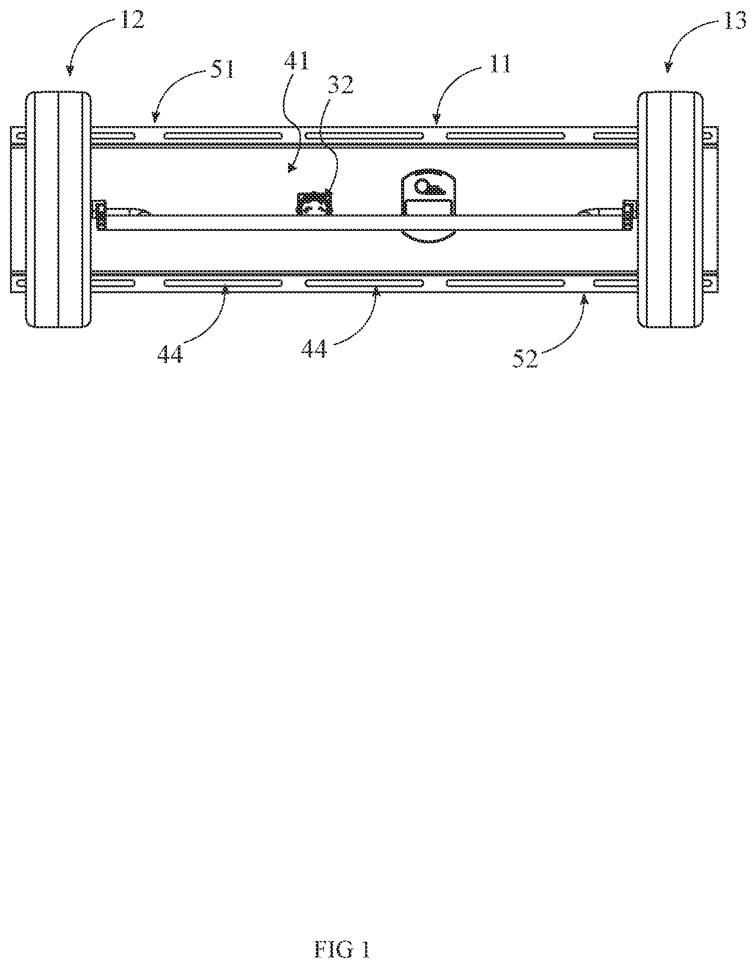 Patent US12350538 Figure 1 – Dual upper body exerciser