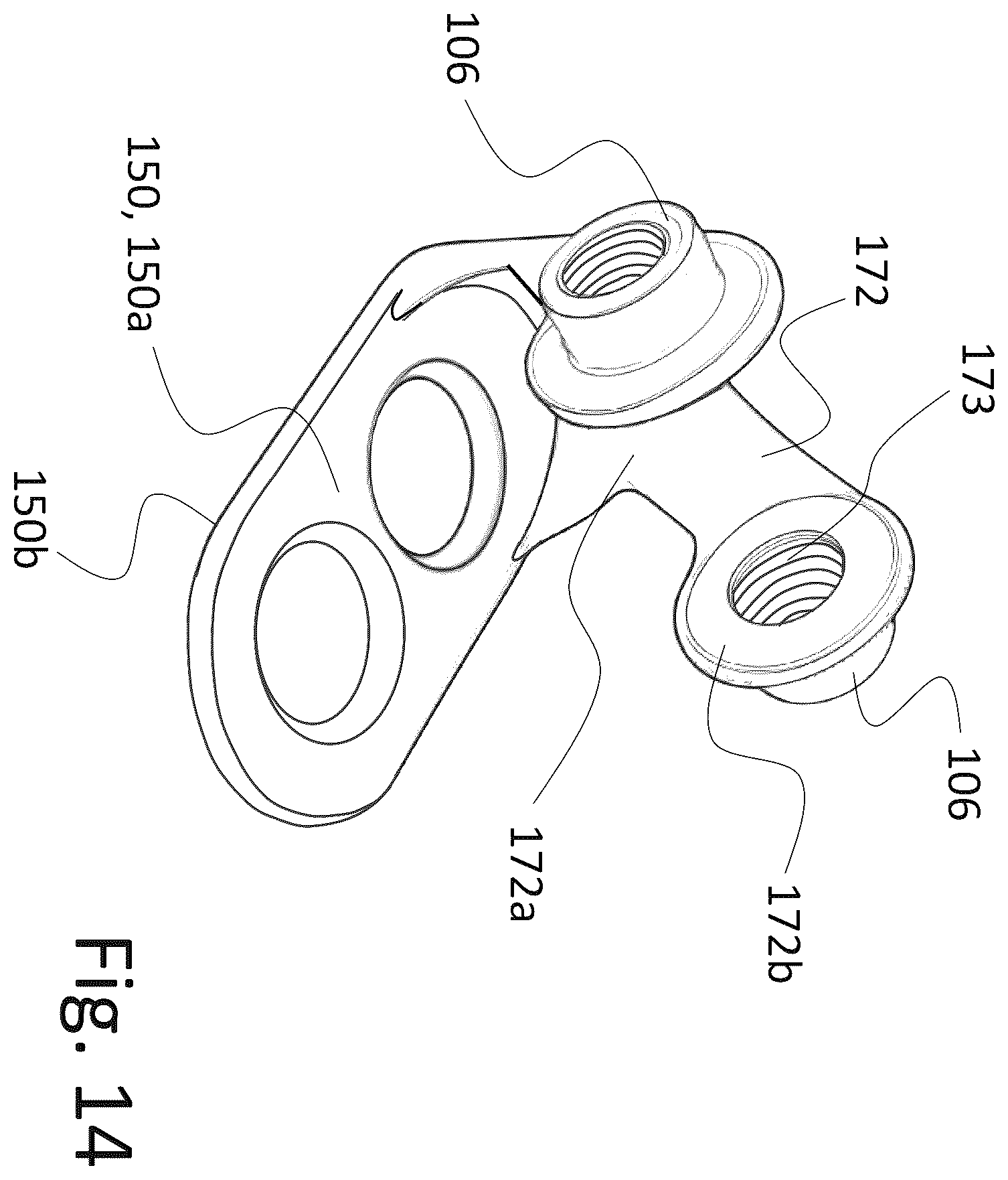 Patent US12350539 Figure 14 – Weight loading apparatus for foot and leg exercises