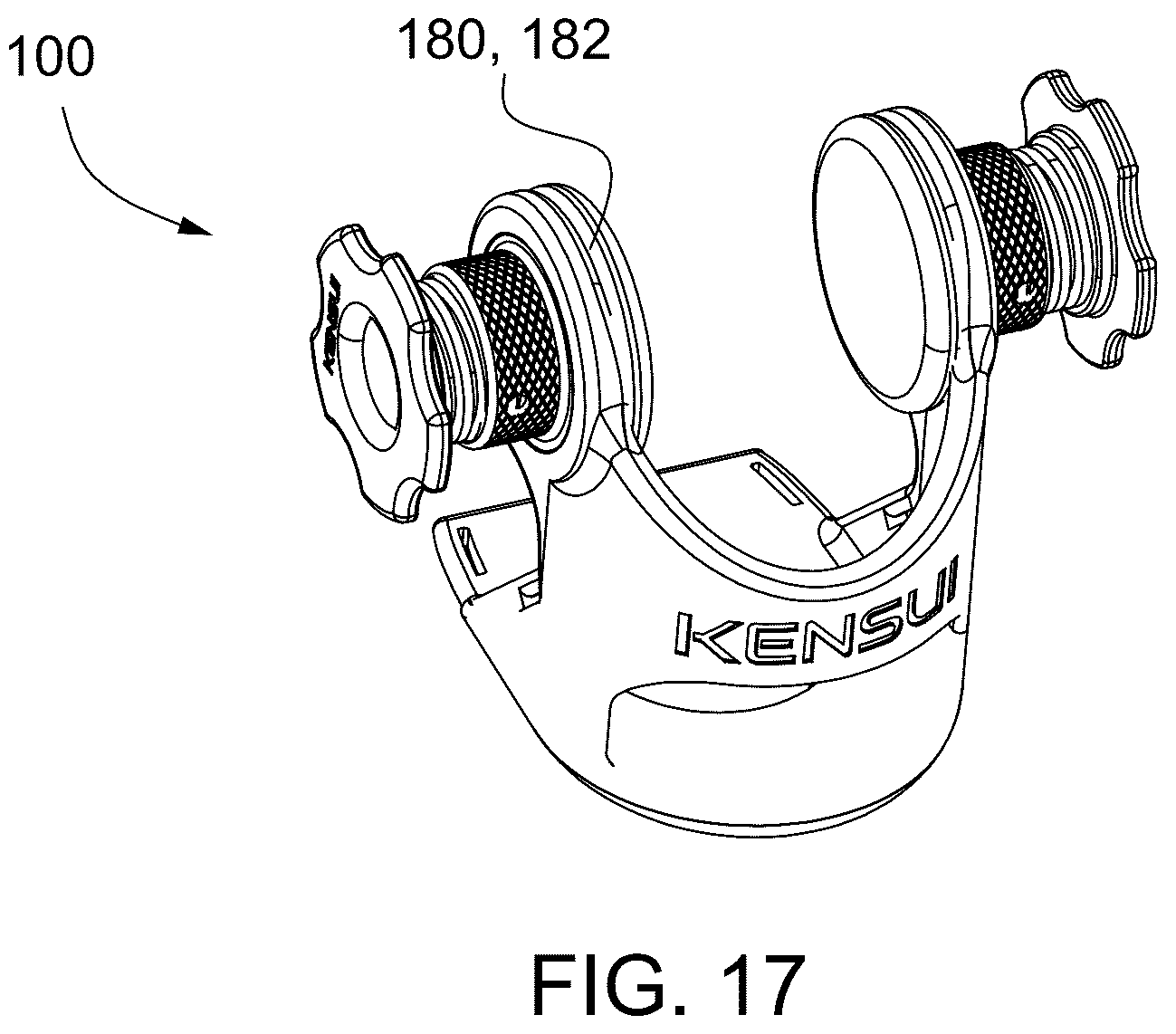 Patent US12350539 Figure 17 – Weight loading apparatus for foot and leg exercises