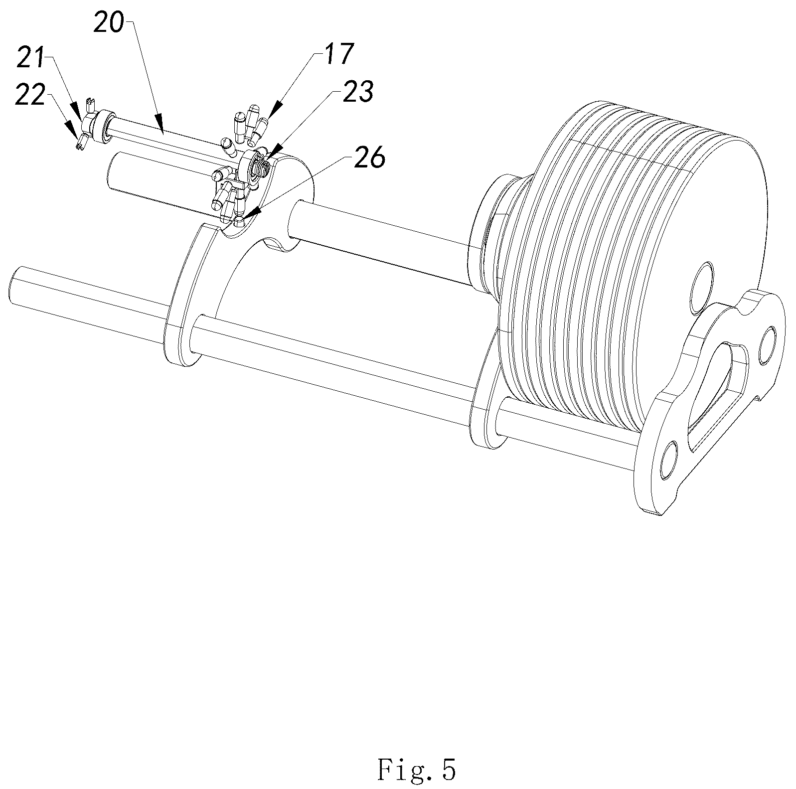 Patent US12350540 Figure 5 – Automatic plate-changing integrated dumbbell