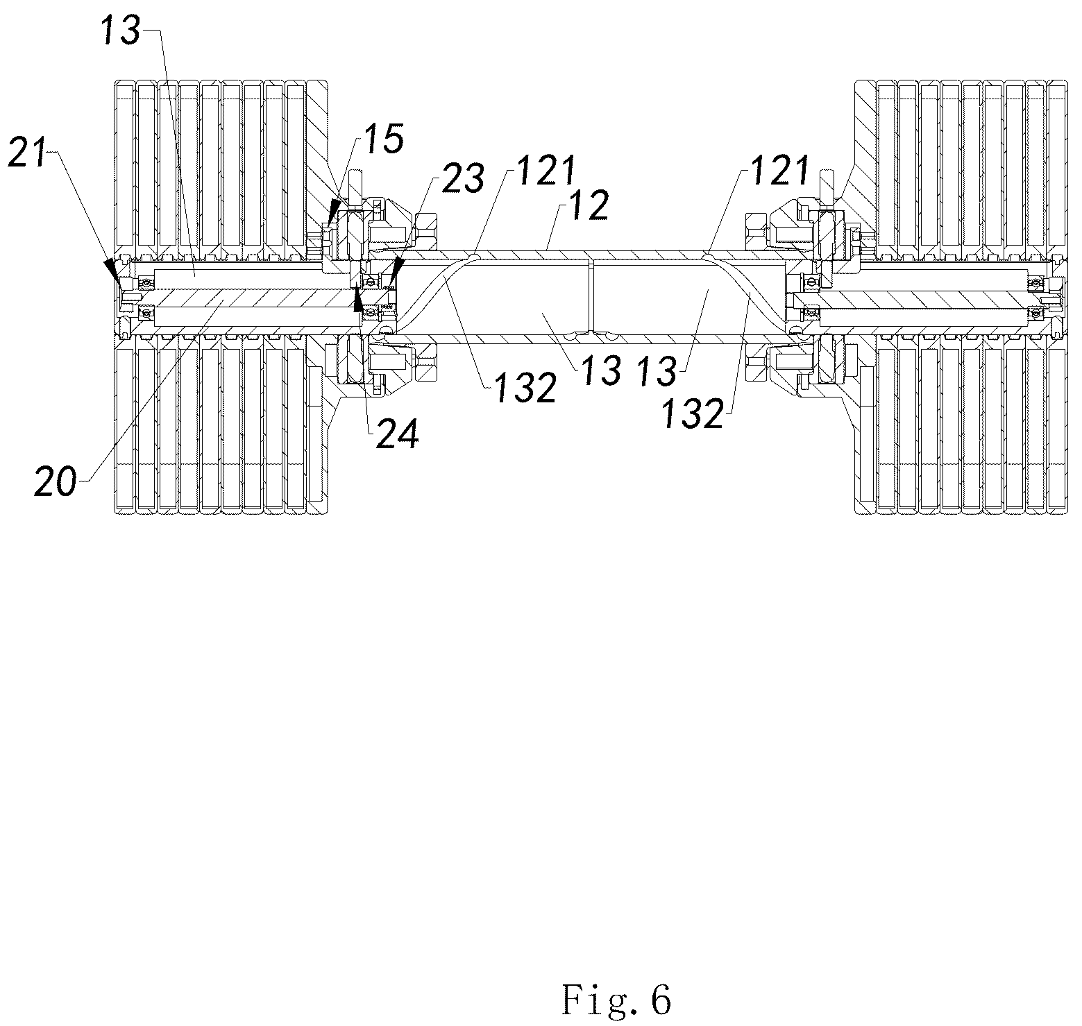 Patent US12350540 Figure 6 – Automatic plate-changing integrated dumbbell