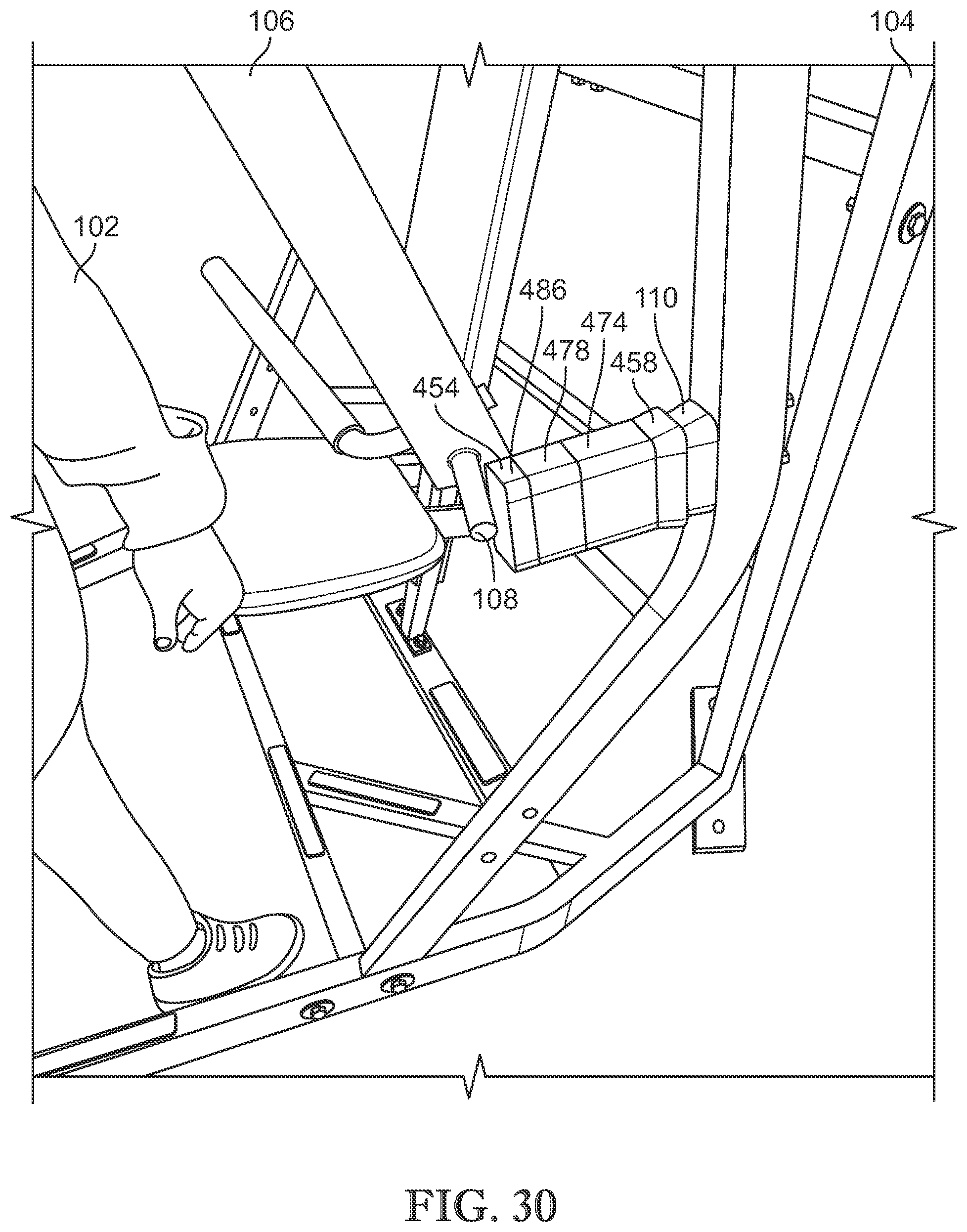 Patent US12350541 Figure 14 – System and methods for facilitating the use of a weight press machine