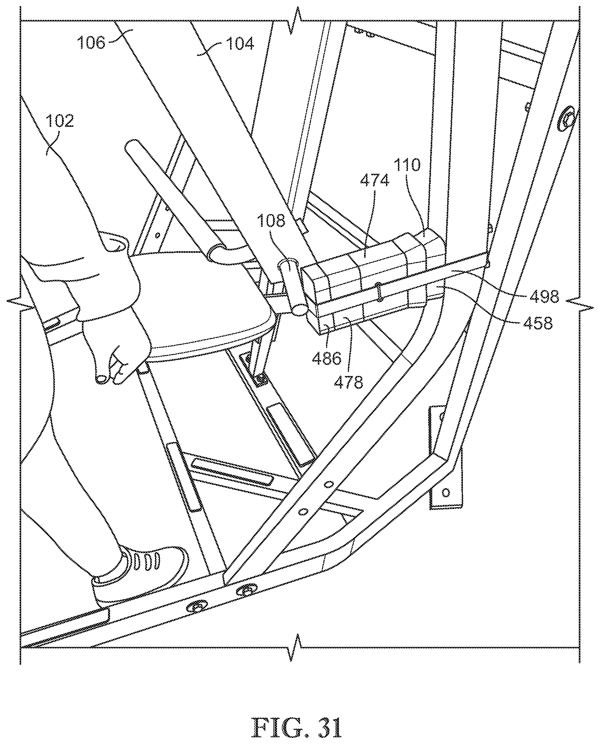 Patent US12350541 Figure 15 – System and methods for facilitating the use of a weight press machine