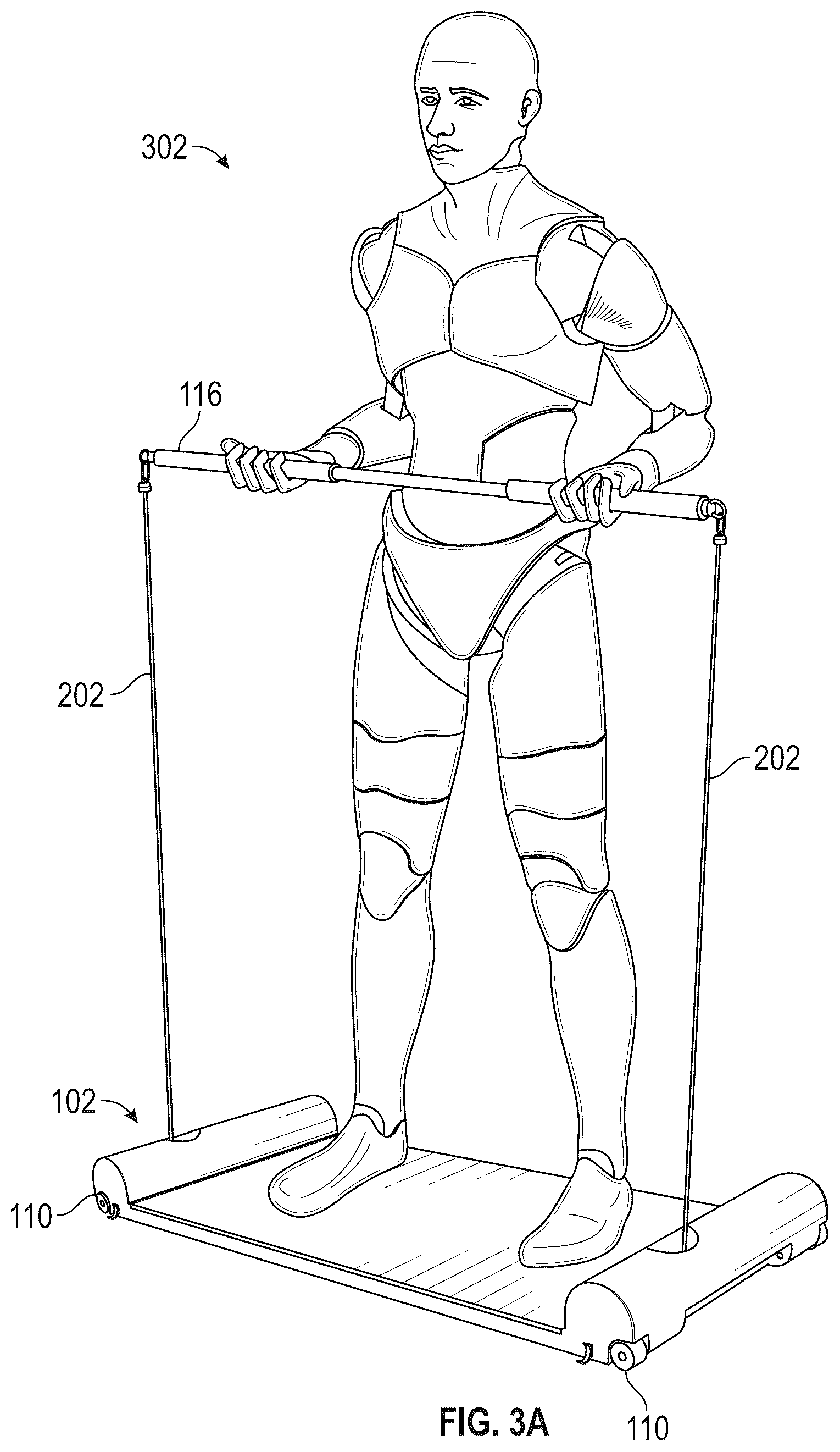 Patent US12350542 Figure 3 – Exercise device