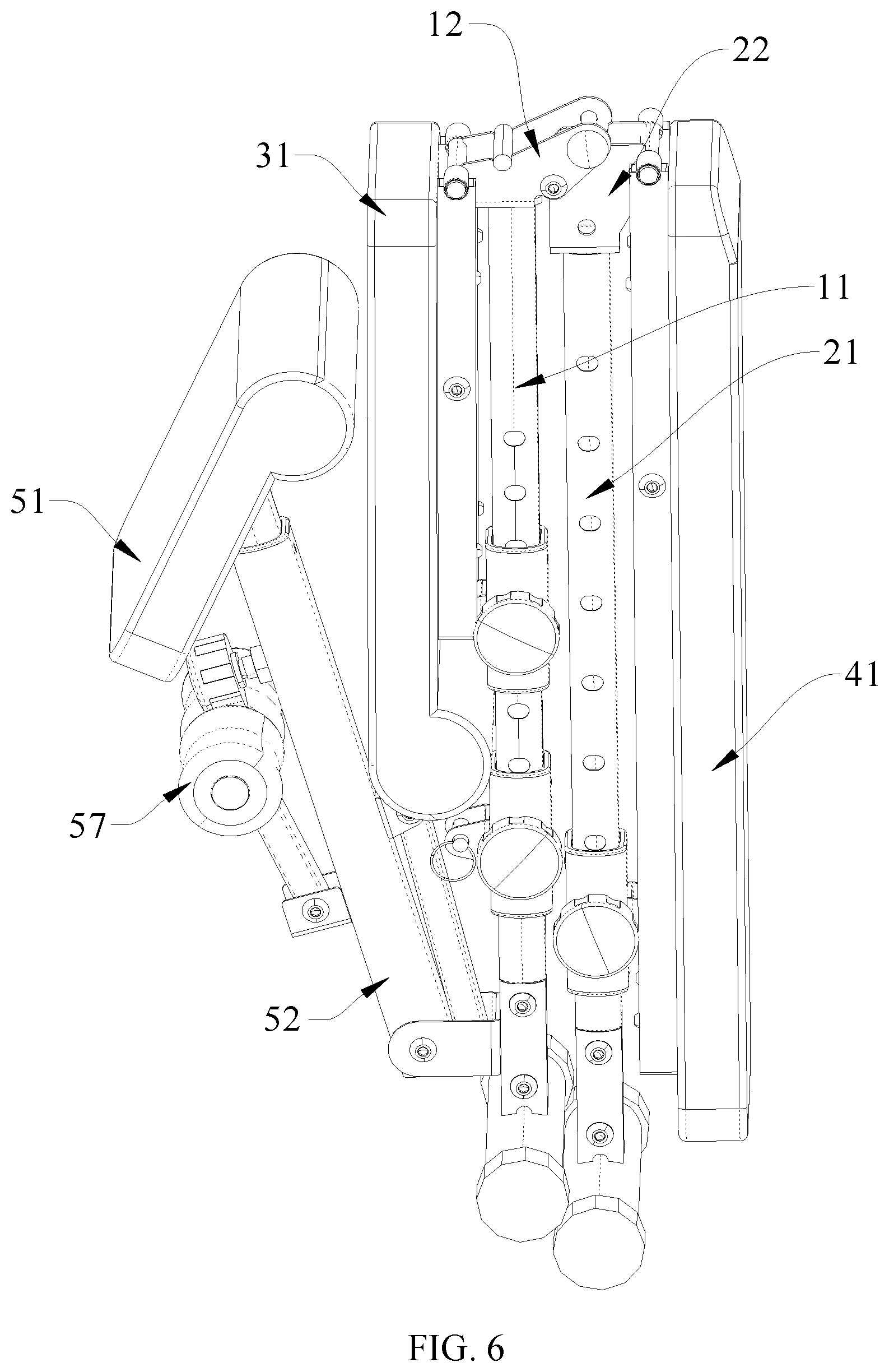 Patent US12350545 Figure 6 – Dumbbell bench