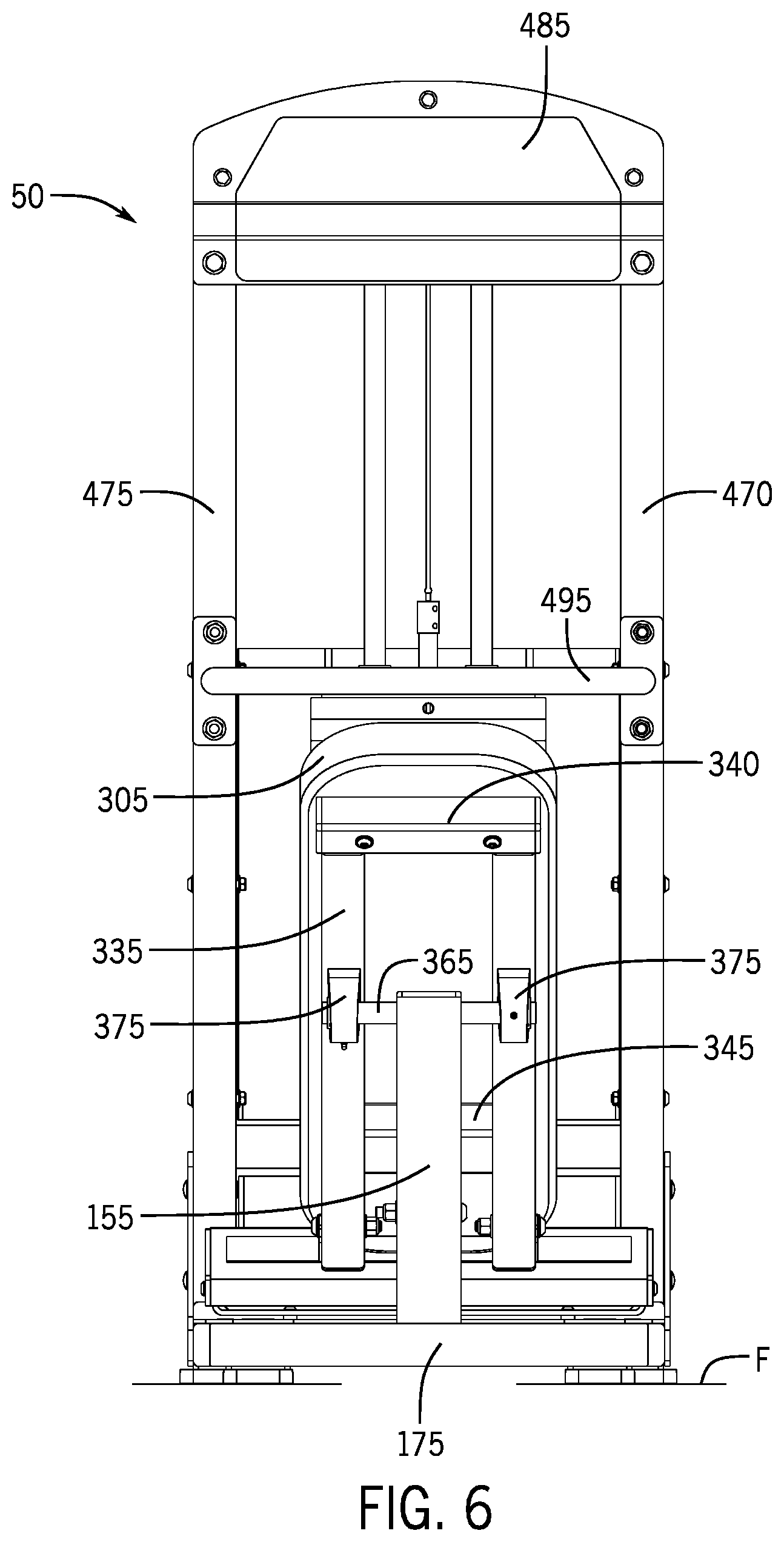 Patent US12350548 Figure 6 – Exercise apparatus for performing a gluteal bridge movement