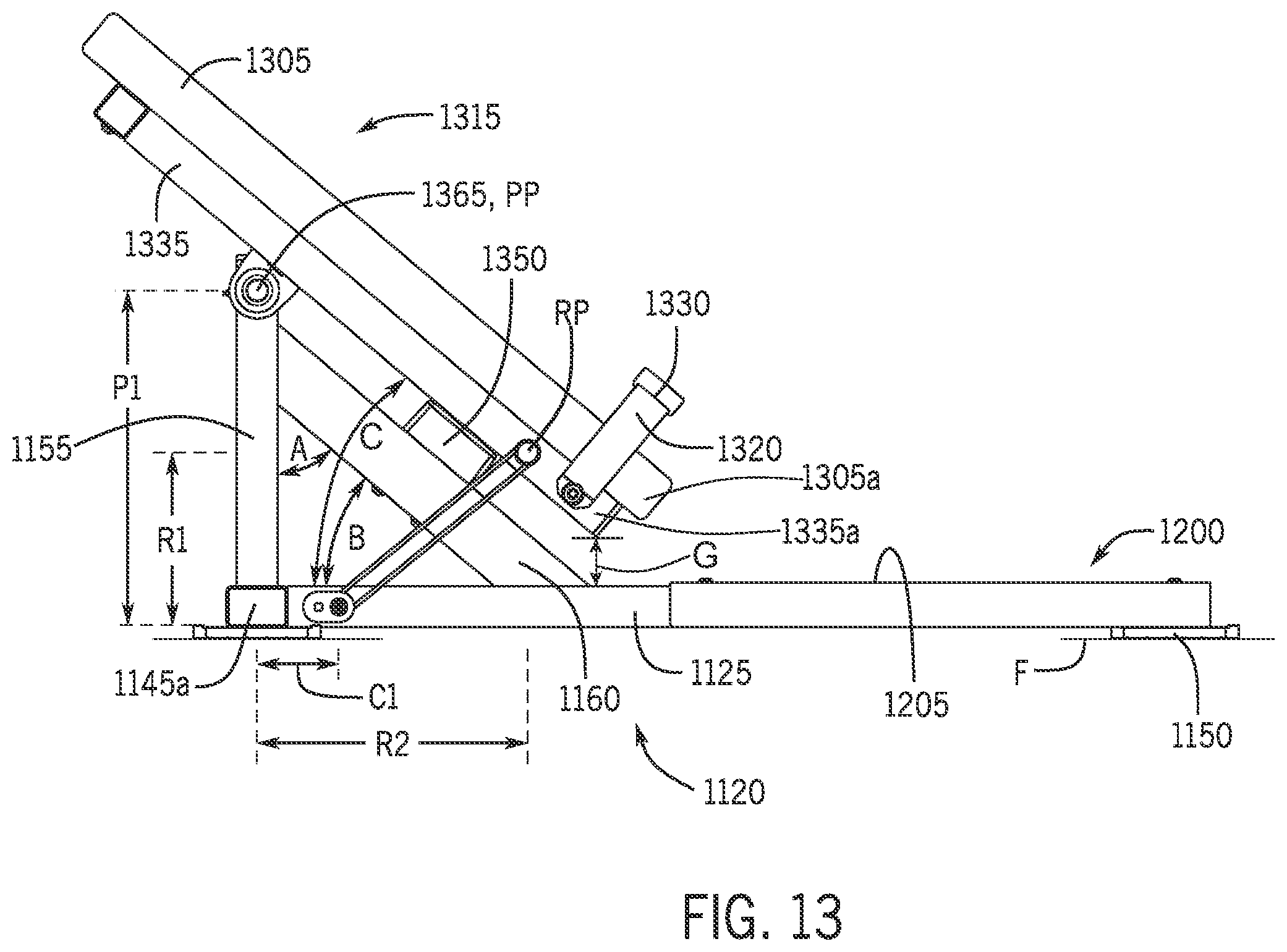 Patent US12350548 Figure 14 – Exercise apparatus for performing a gluteal bridge movement