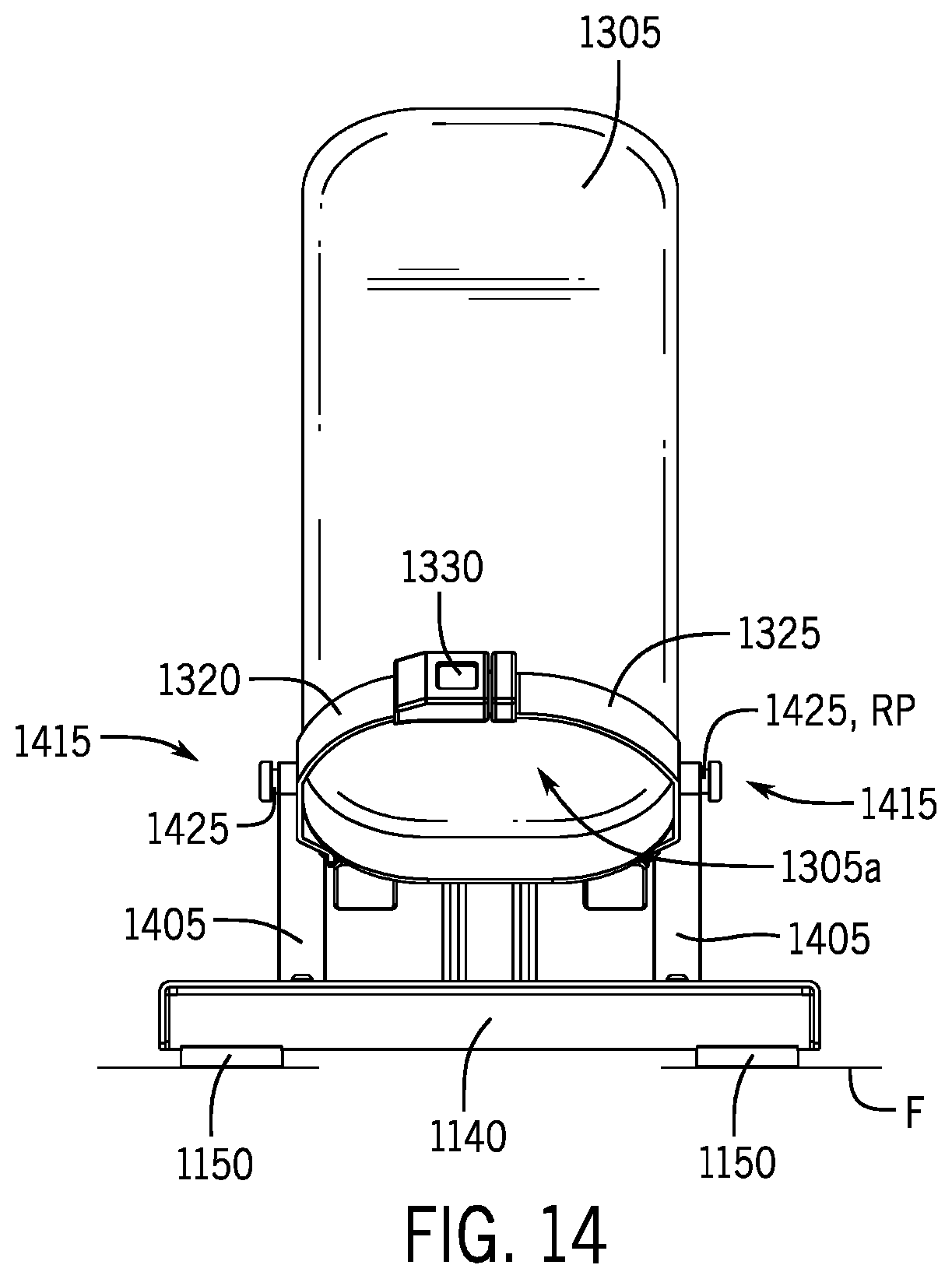 Patent US12350548 Figure 15 – Exercise apparatus for performing a gluteal bridge movement