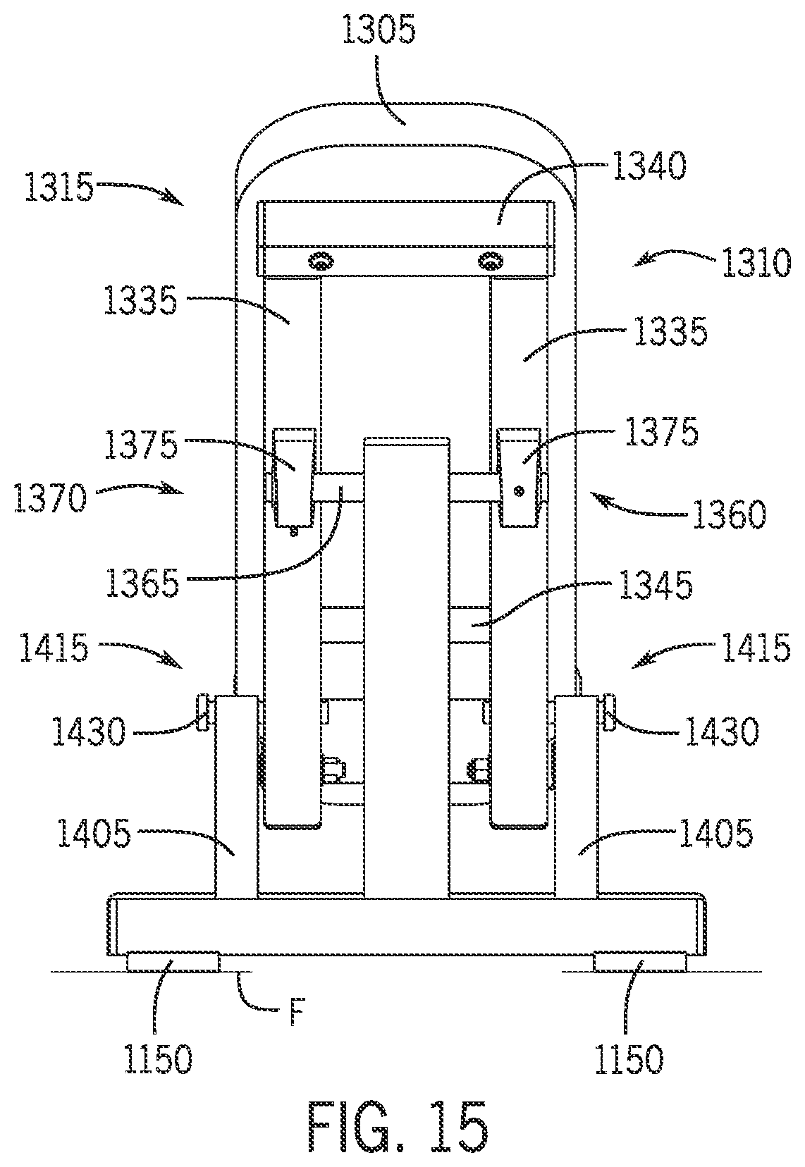 Patent US12350548 Figure 16 – Exercise apparatus for performing a gluteal bridge movement