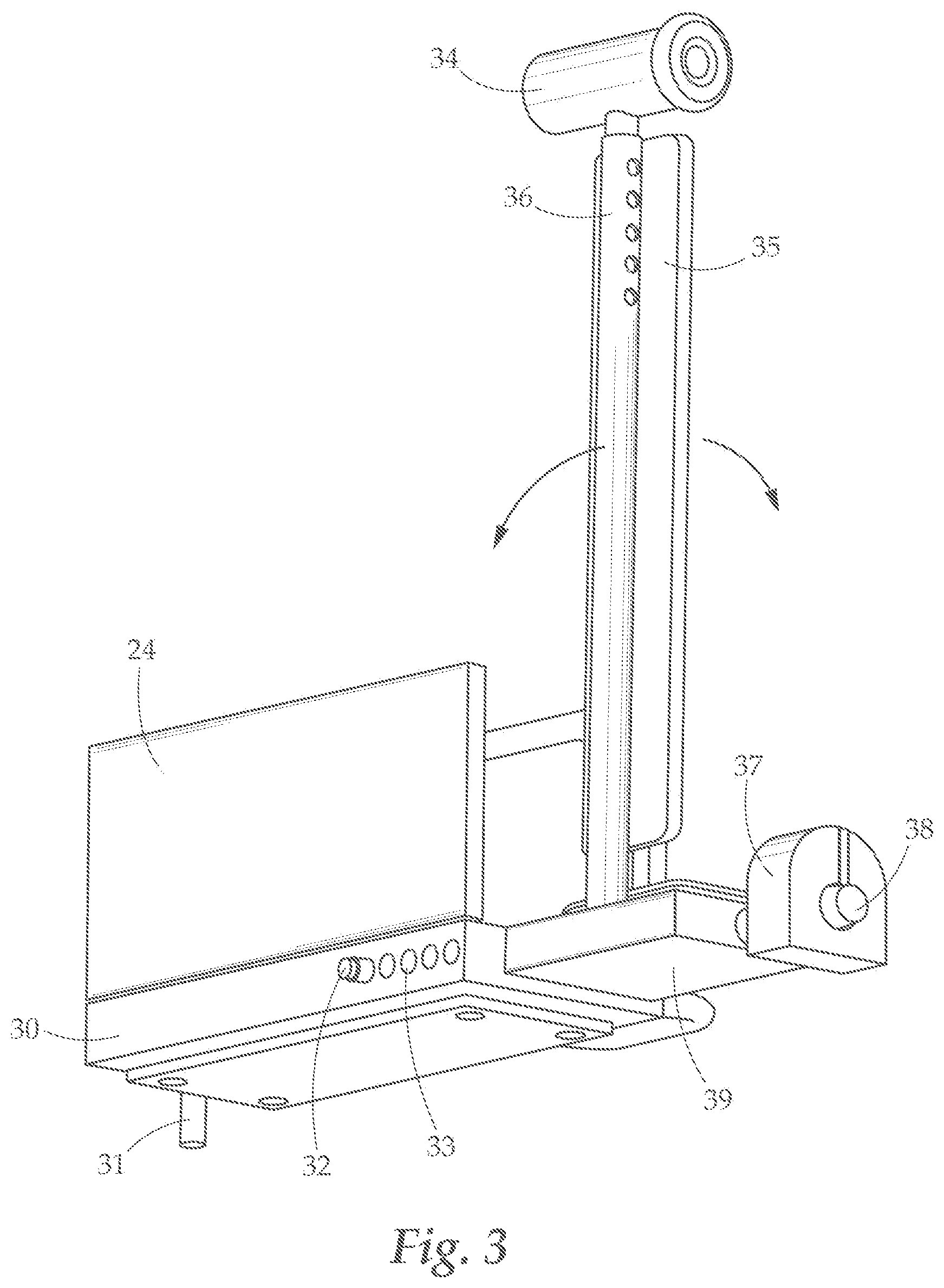 Patent US12350549 Figure 3 – Training and rehabilitation device