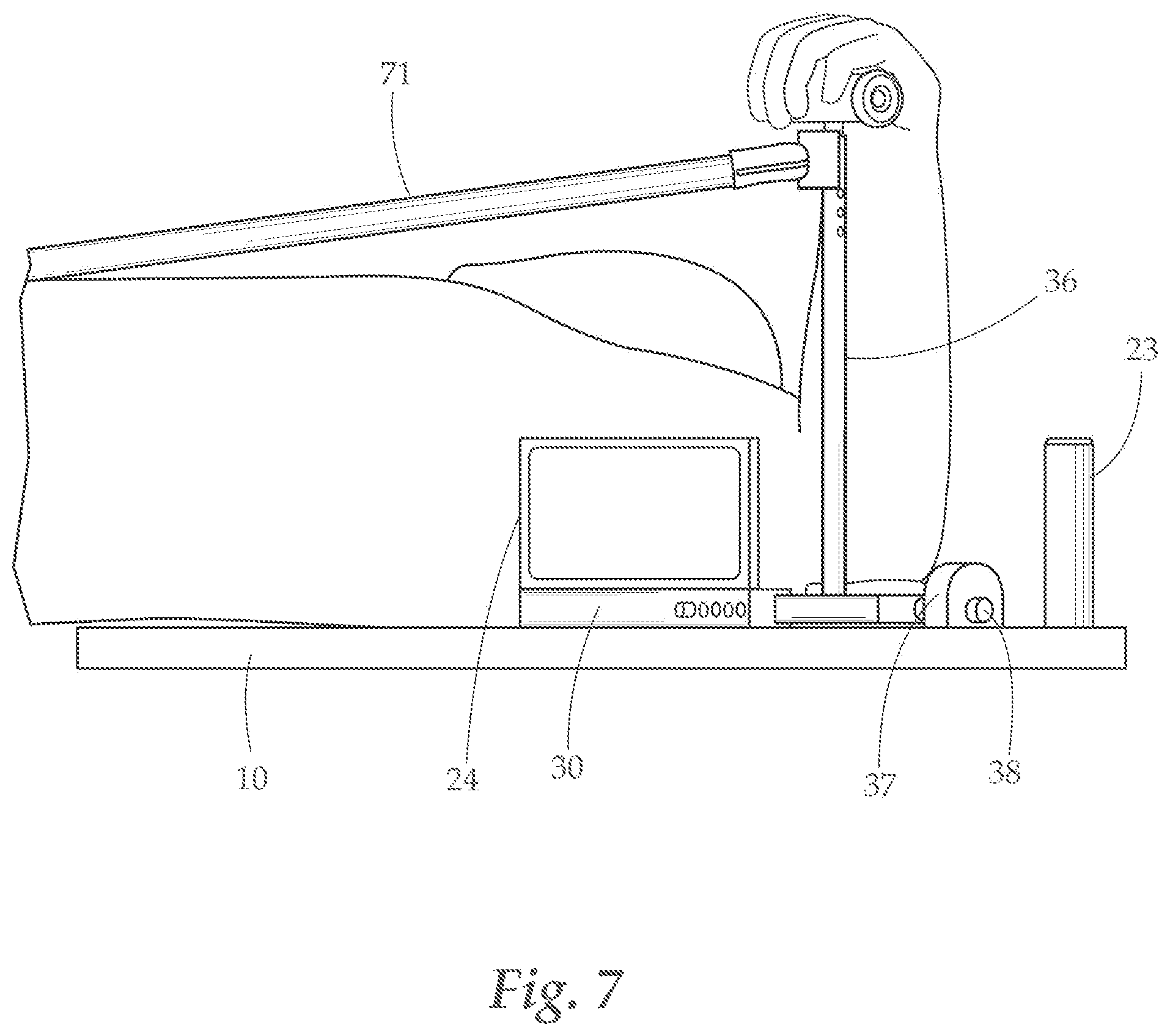 Patent US12350549 Figure 7 – Training and rehabilitation device