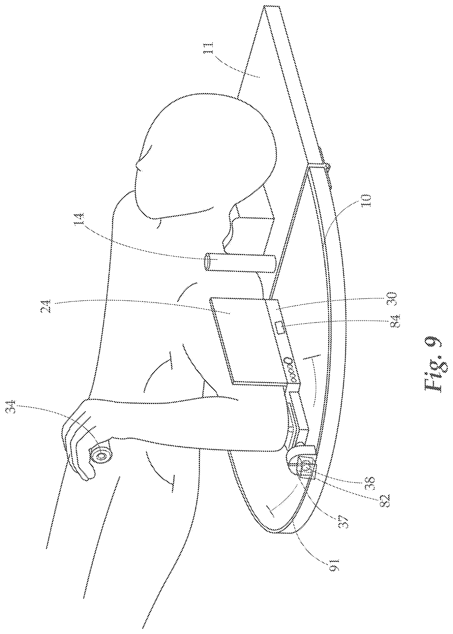 Patent US12350549 Figure 9 – Training and rehabilitation device