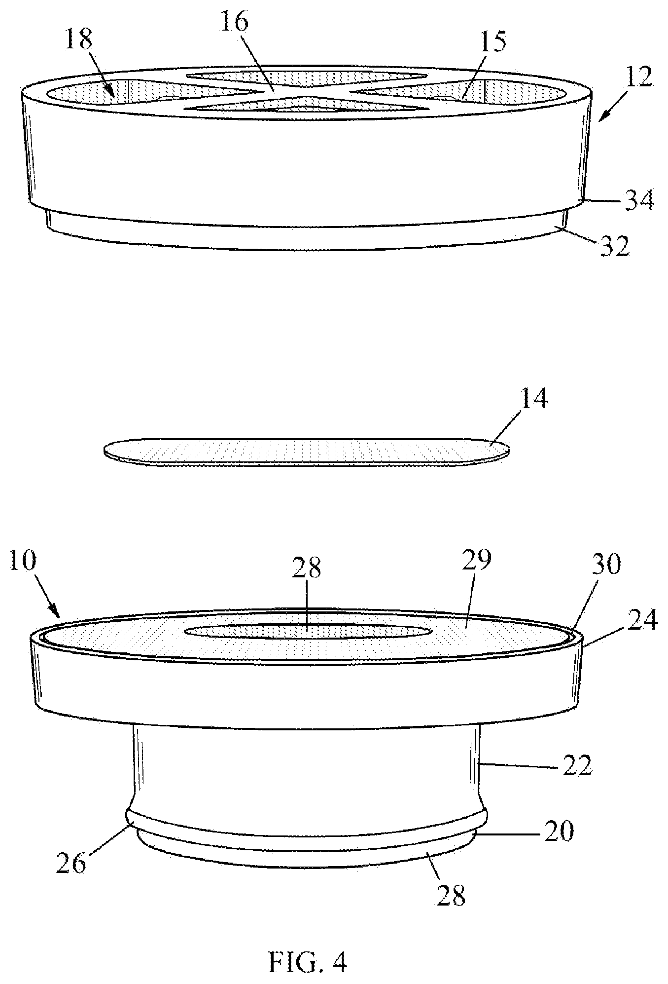 Patent US12350551 Figure 3 – Mouth insert for one-way breathing