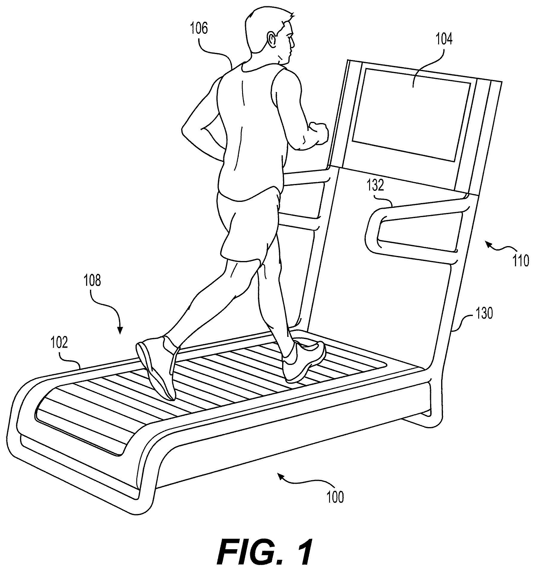 Patent US12350552 Figure 1 – Exercise system and method
