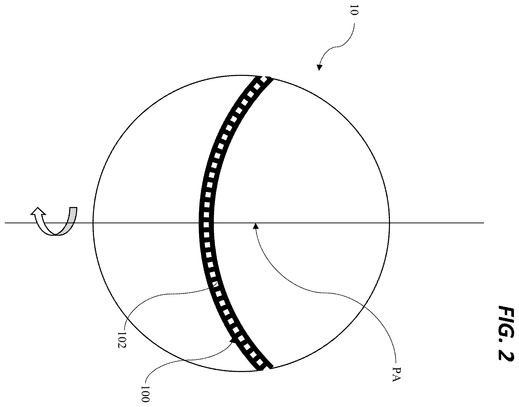 Patent US12350554 Figure 4 – Golf balls having sighting aid and methods of making same