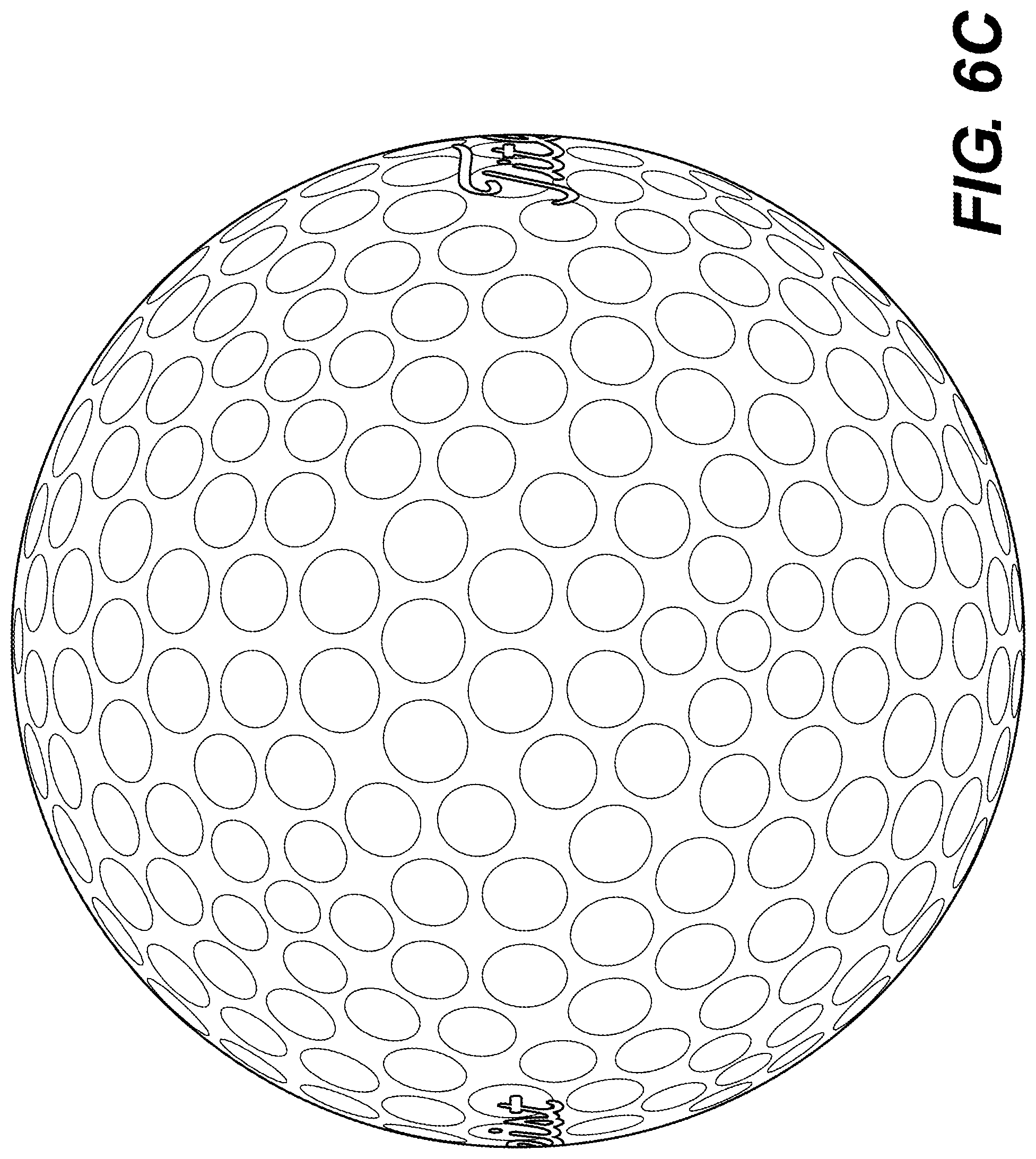 Patent US12350554 Figure 16 – Golf balls having sighting aid and methods of making same