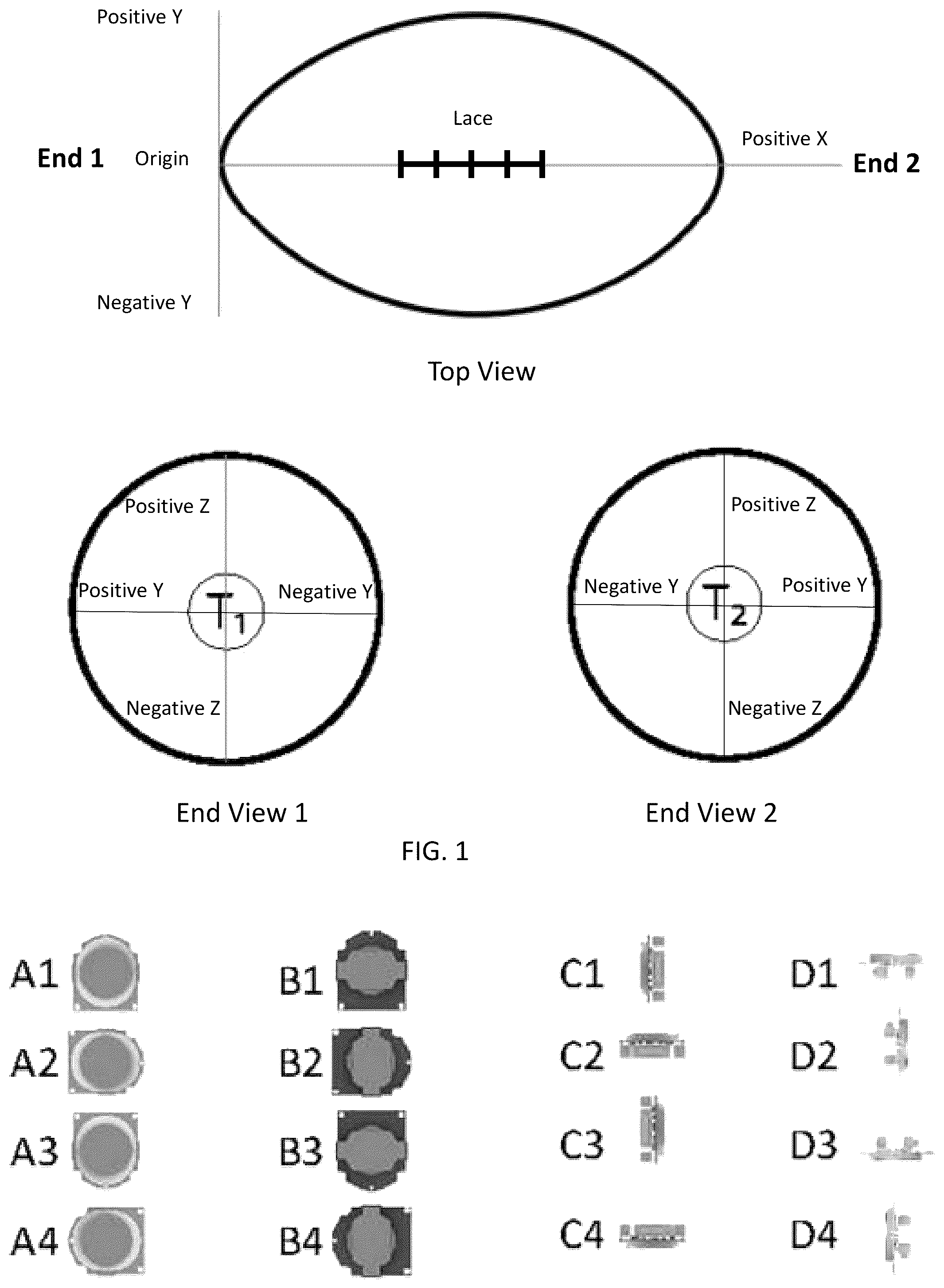 Patent US12350555 — Systems and methods for tracking sports balls configured with electronic components — Figure 1