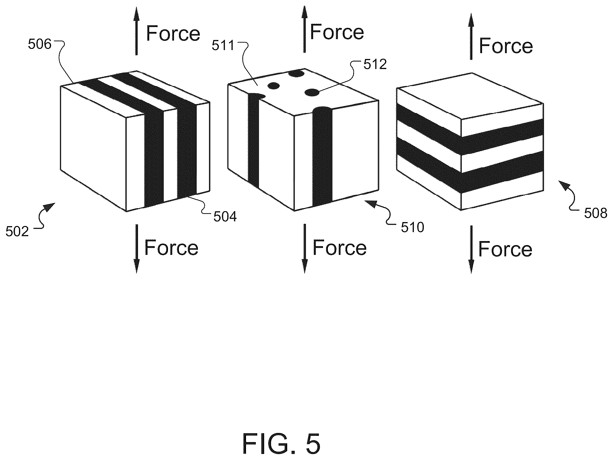 Patent US12350556 Figure 5 – Negative Poisson's ratio materials for racquets and golf tees