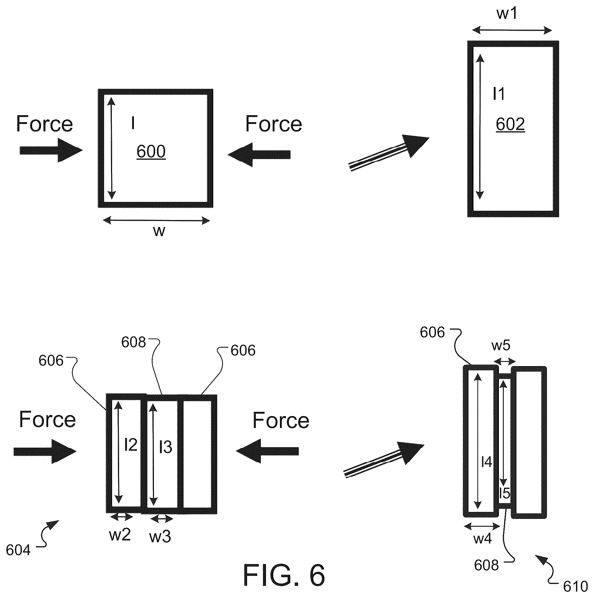 Patent US12350556 Figure 6 – Negative Poisson's ratio materials for racquets and golf tees