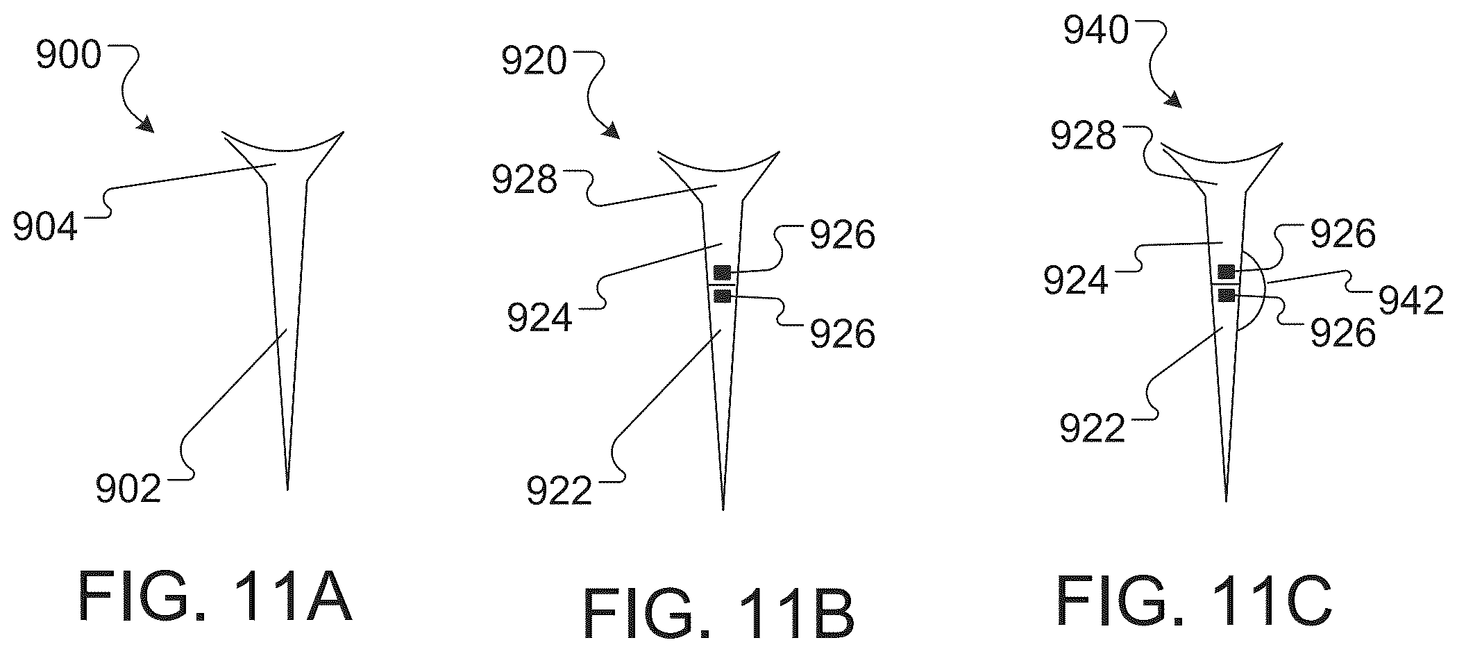 Patent US12350556 Figure 11 – Negative Poisson's ratio materials for racquets and golf tees