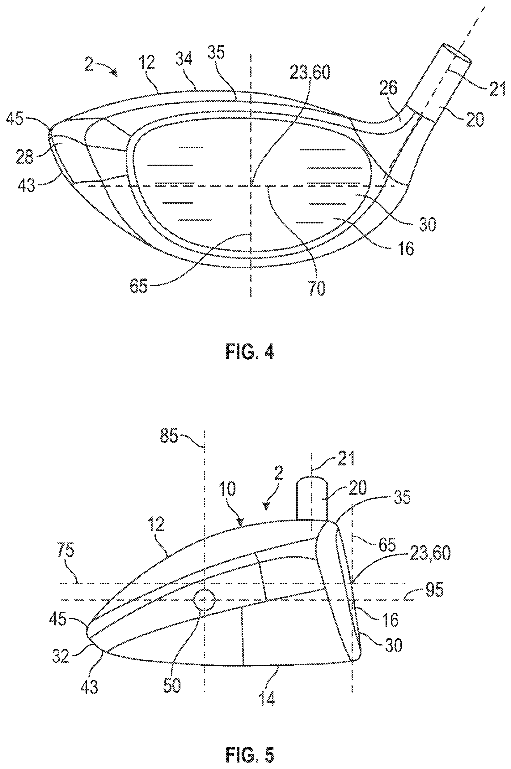 Patent US12350558 Figure 2 – Golf clubs with electronic displays