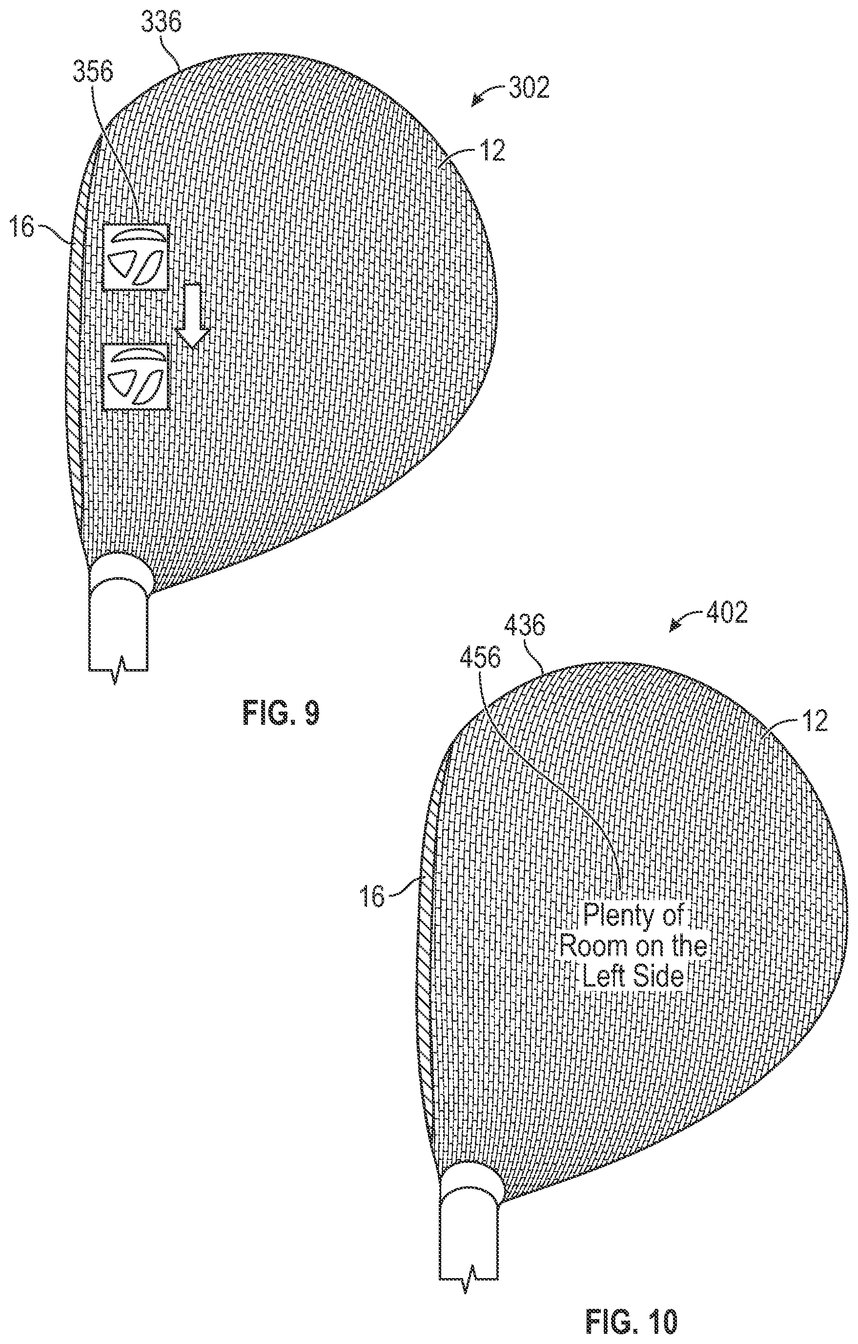 Patent US12350558 Figure 5 – Golf clubs with electronic displays