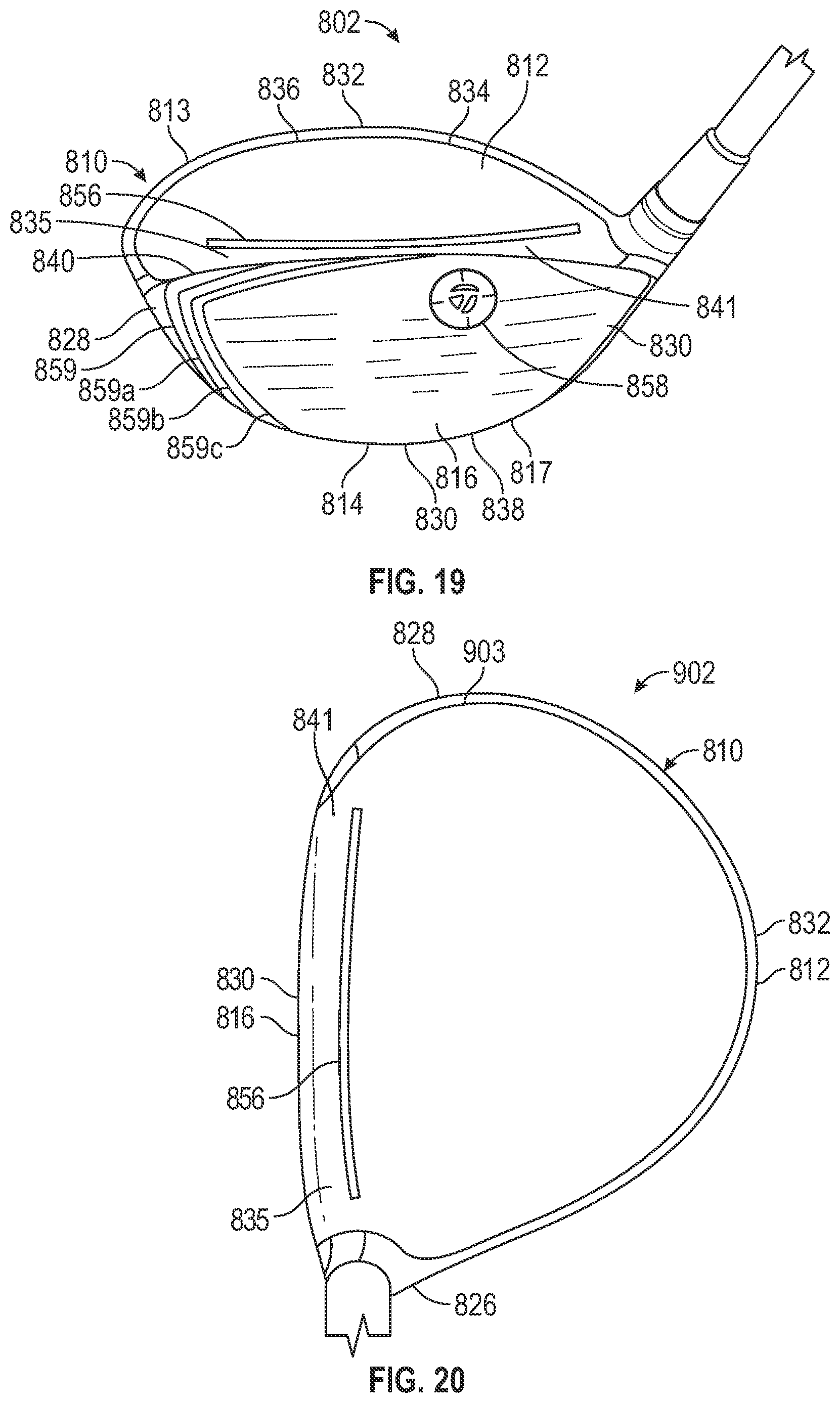 Patent US12350558 Figure 12 – Golf clubs with electronic displays