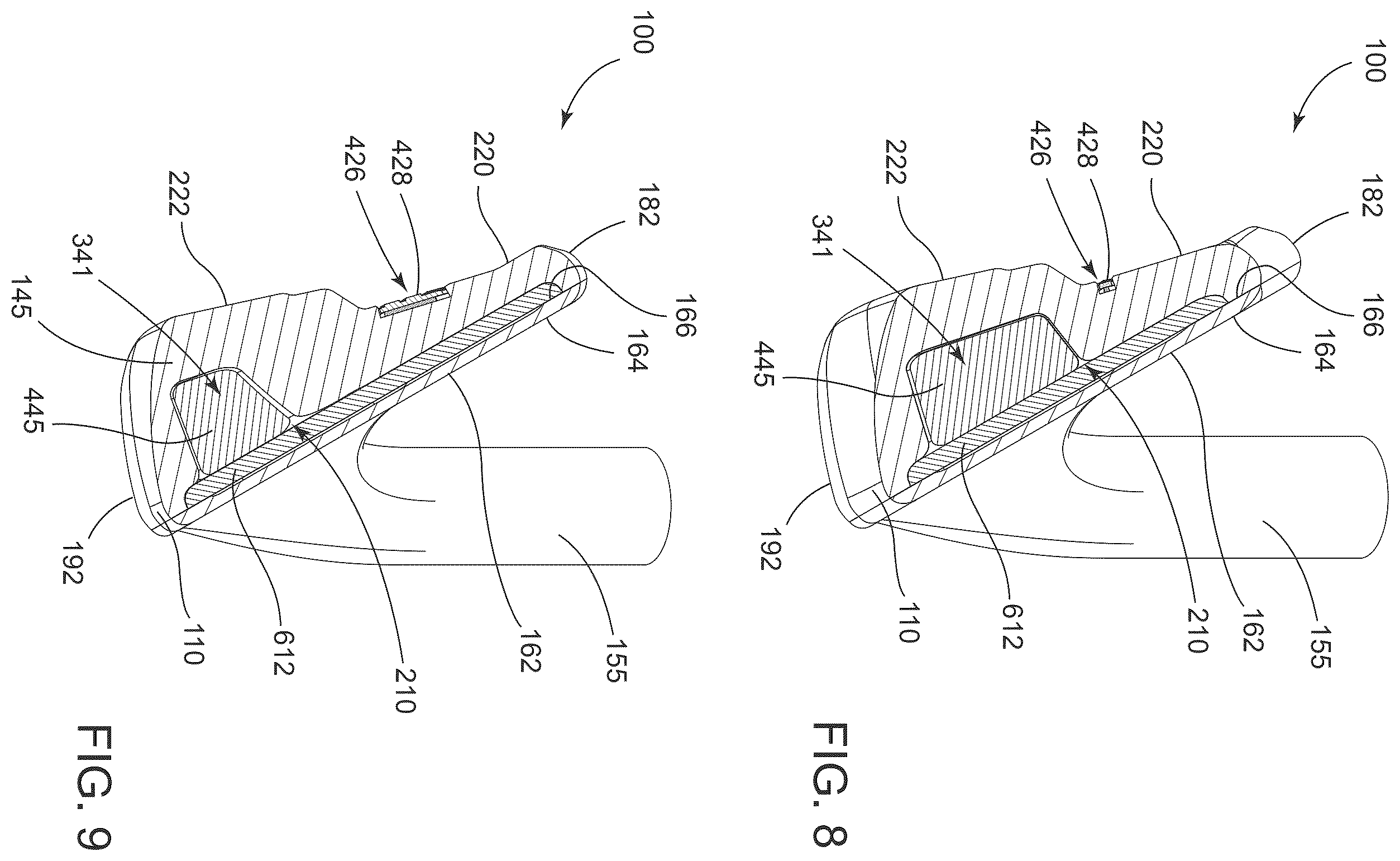 Patent US12350559 Figure 5 – Golf club heads and methods to manufacture golf club heads