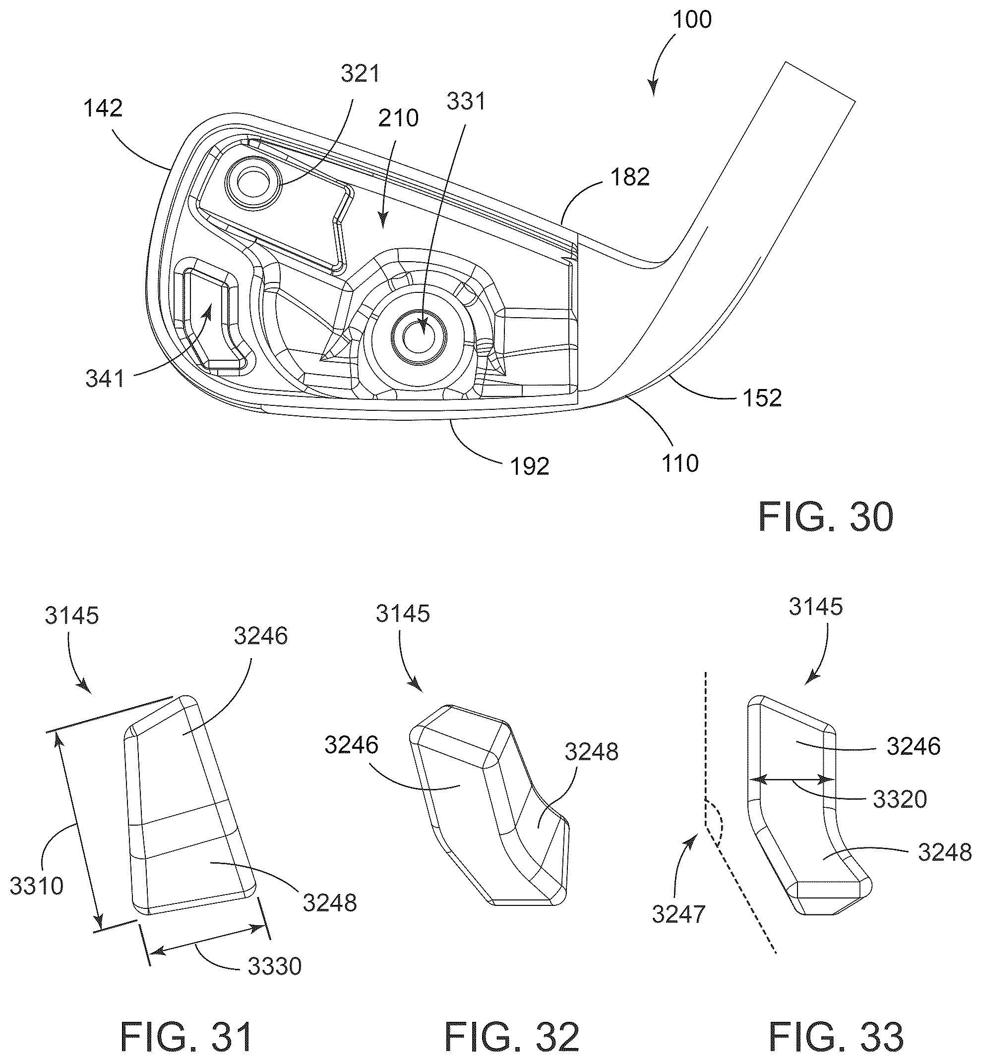 Patent US12350559 Figure 14 – Golf club heads and methods to manufacture golf club heads