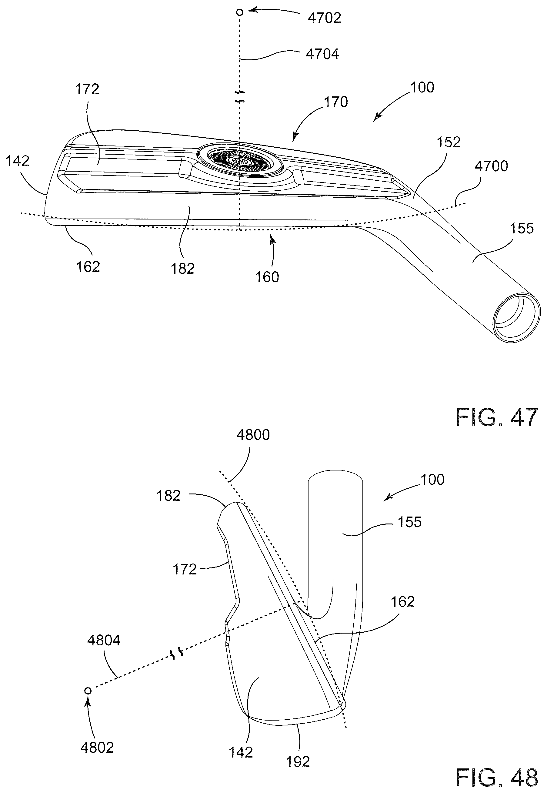 Patent US12350559 Figure 18 – Golf club heads and methods to manufacture golf club heads