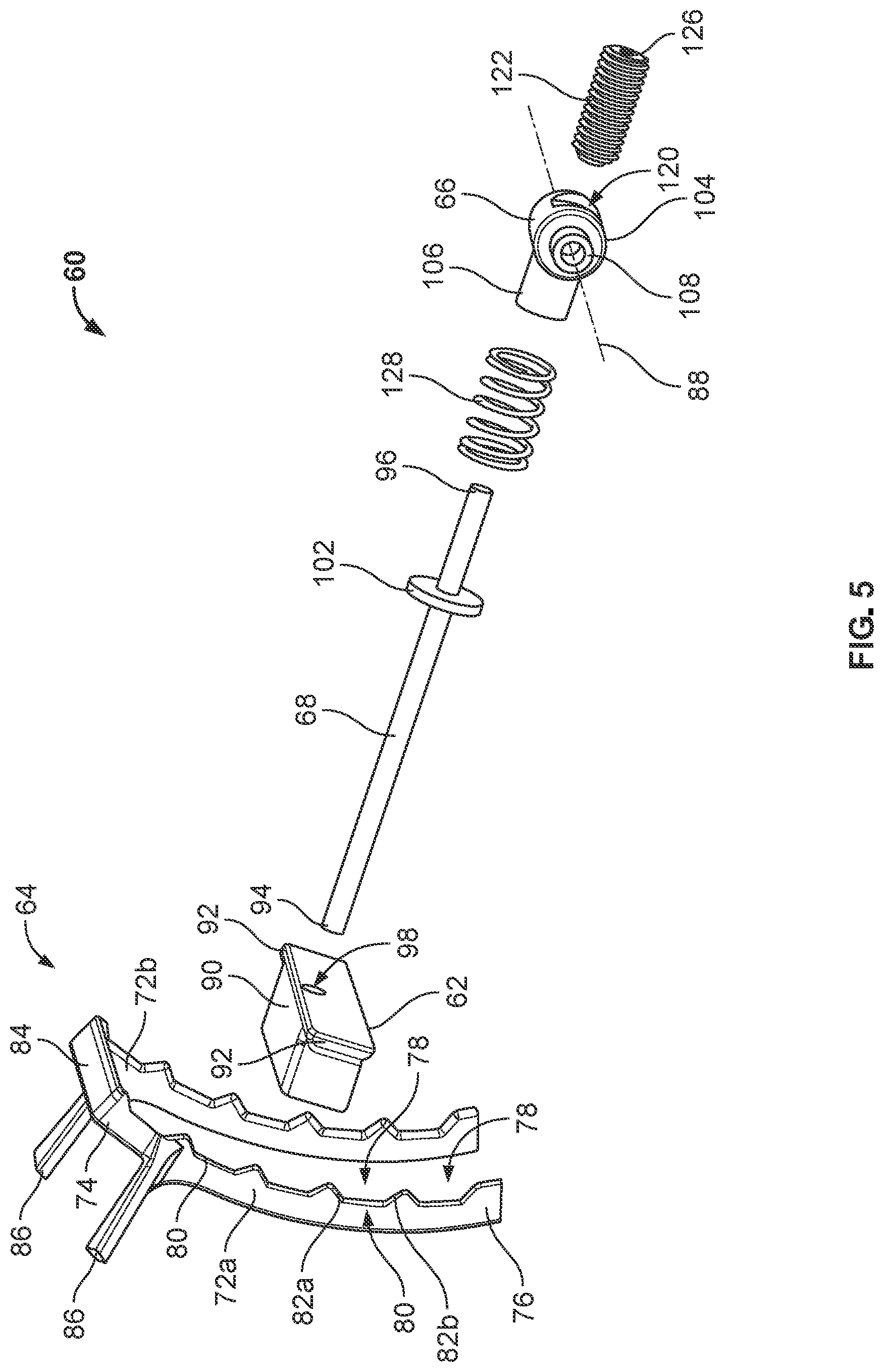 Patent US12350560 Figure 5 – Systems and methods for a club head with a variable center of gravity
