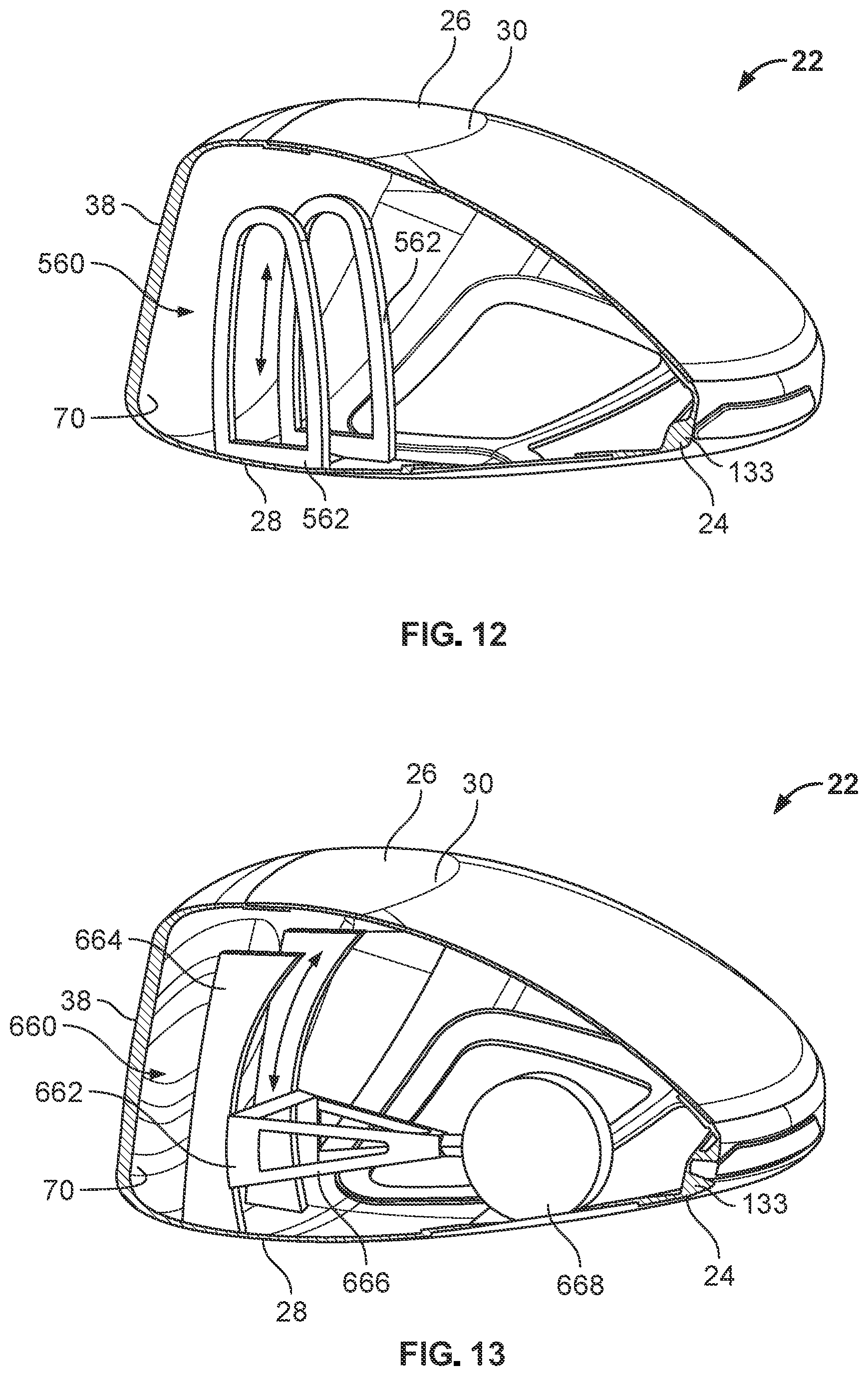 Patent US12350560 Figure 11 – Systems and methods for a club head with a variable center of gravity