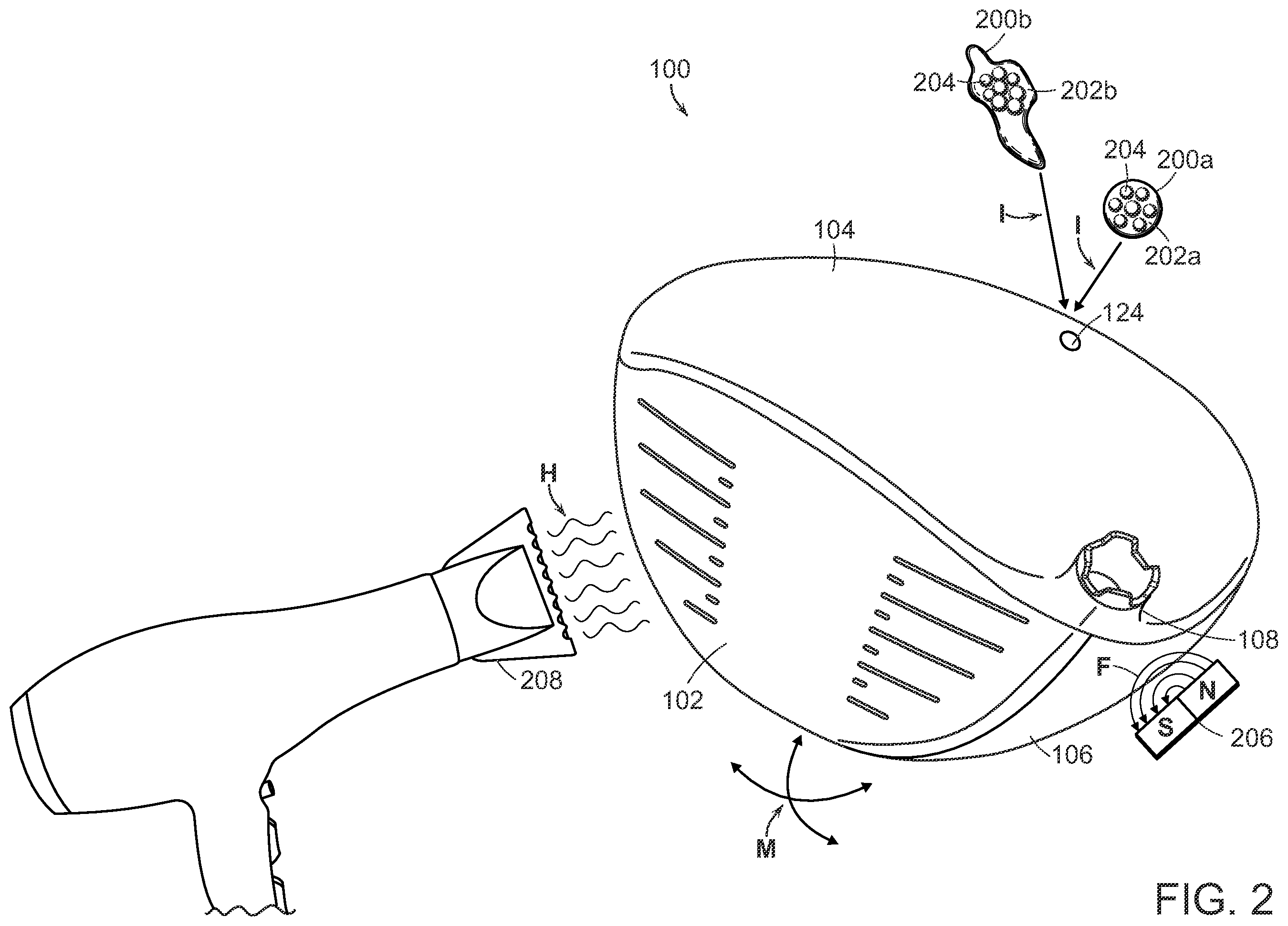 Patent US12350561 Figure 4 – Golf club head utilizing internal adhesive and metal composite