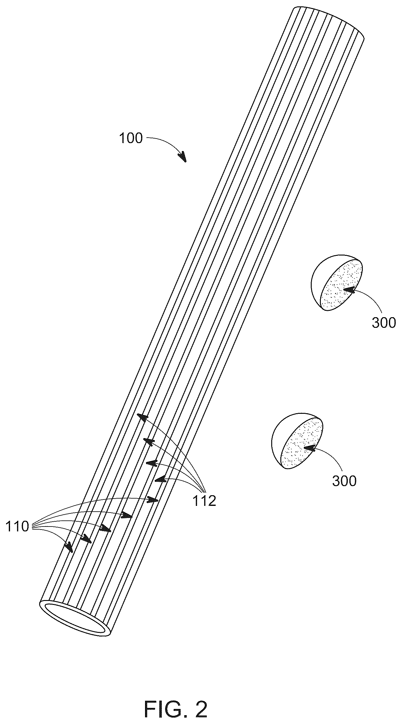 Patent US12350562 Figure 2 – Shrinkable grip sleeve for sports equipment