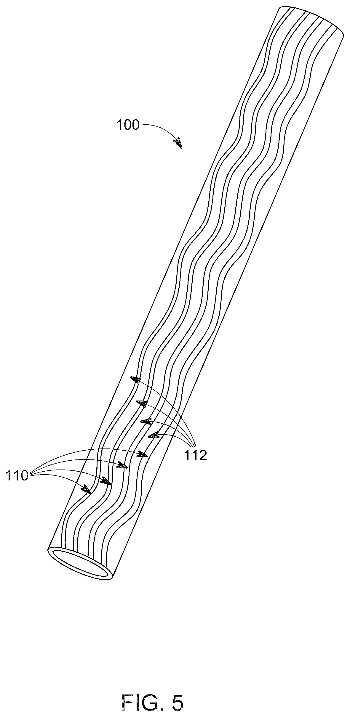 Patent US12350562 Figure 5 – Shrinkable grip sleeve for sports equipment
