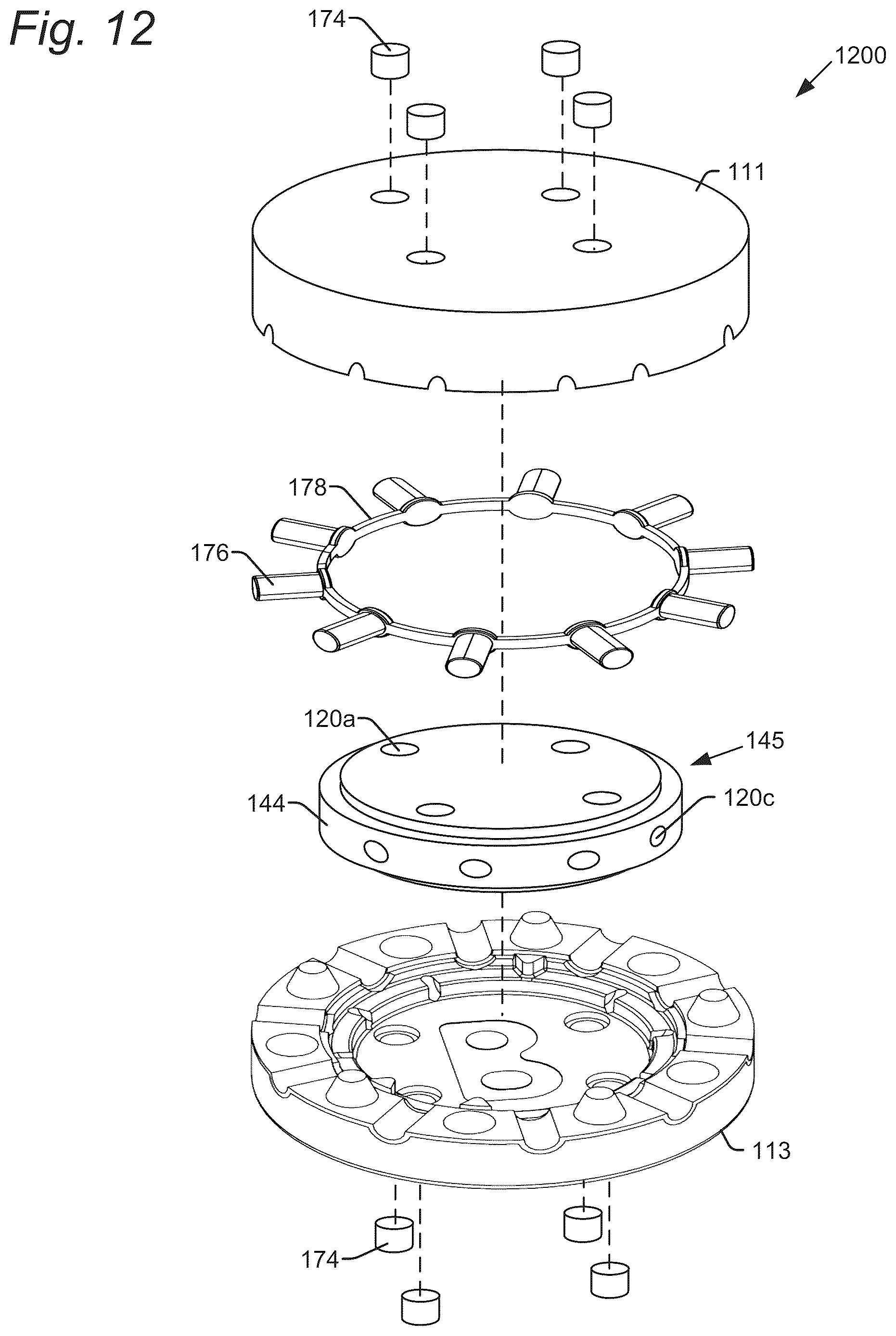 Patent US12350564 Figure 7 – Molded hockey puck with electronic signal transmitter core