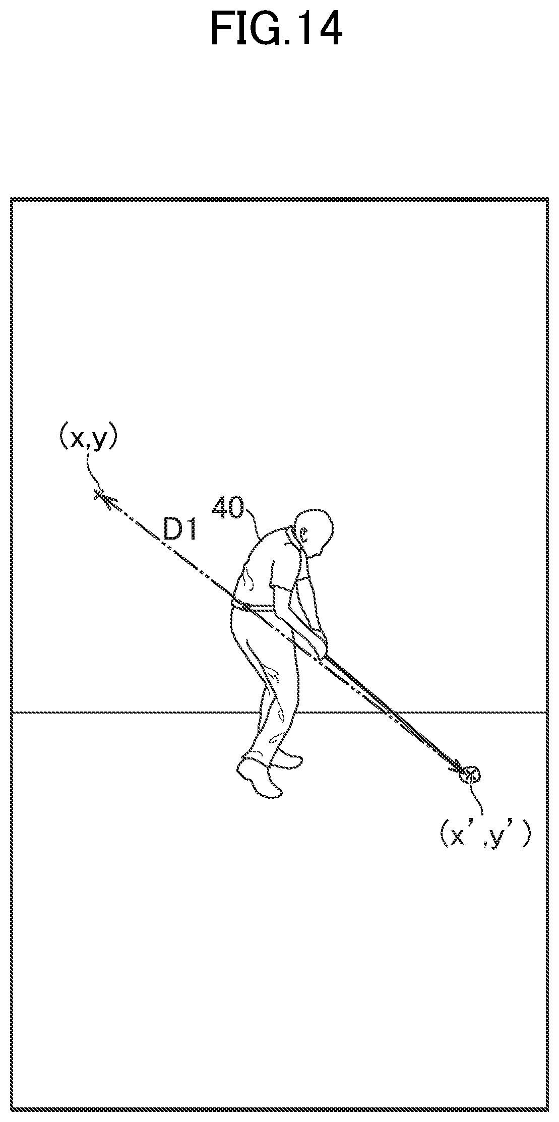 Patent US12350568 Figure 14 – Golf swing analysis system, golf swing analysis method, and information storage medium