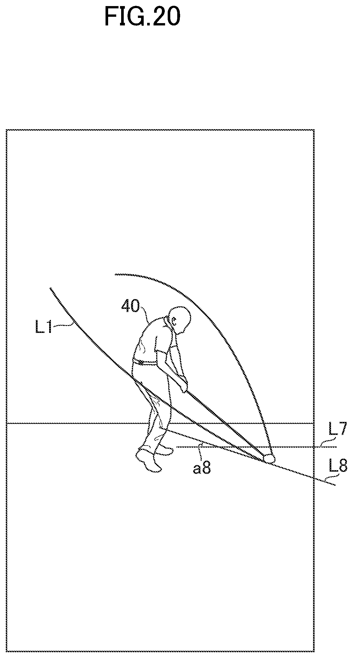 Patent US12350568 Figure 20 – Golf swing analysis system, golf swing analysis method, and information storage medium