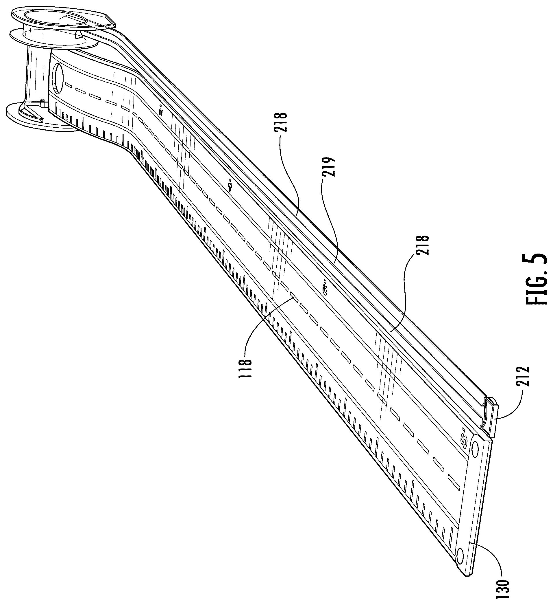 Patent US12350569 Figure 5 – Portable putting green