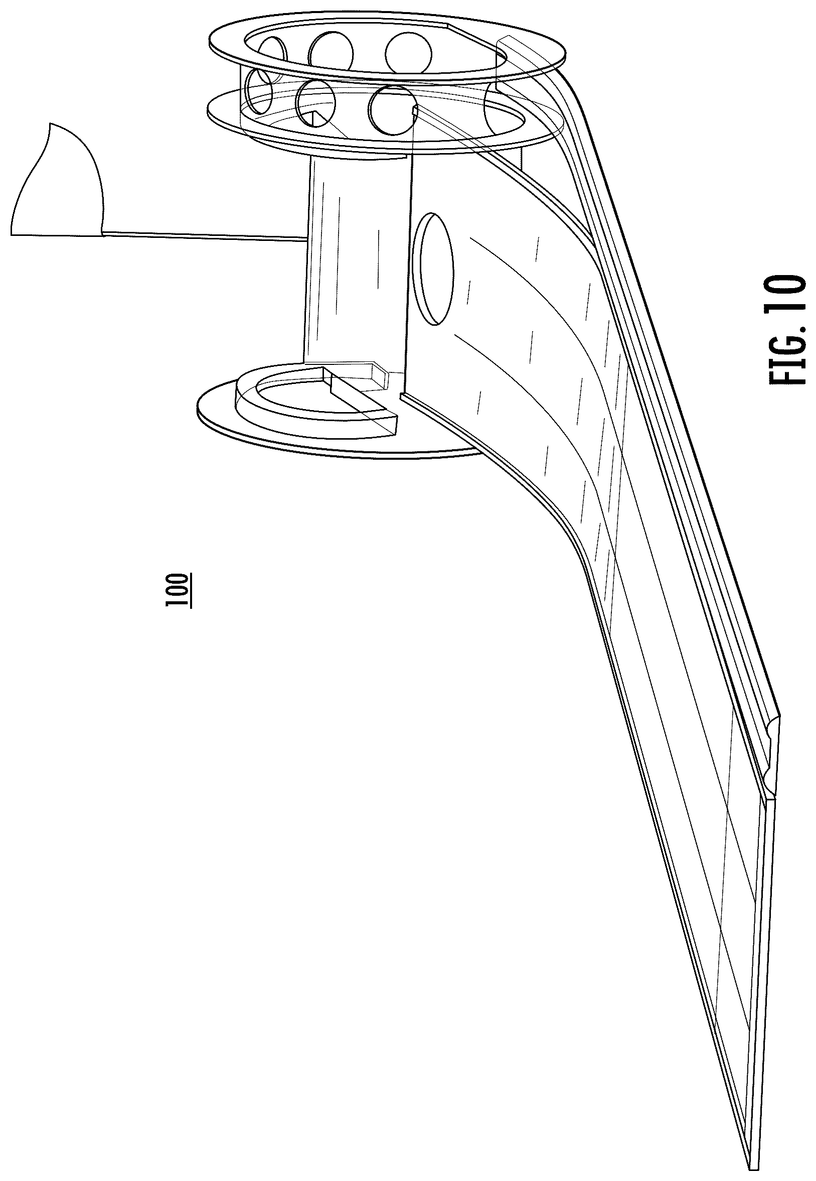 Patent US12350569 Figure 10 – Portable putting green