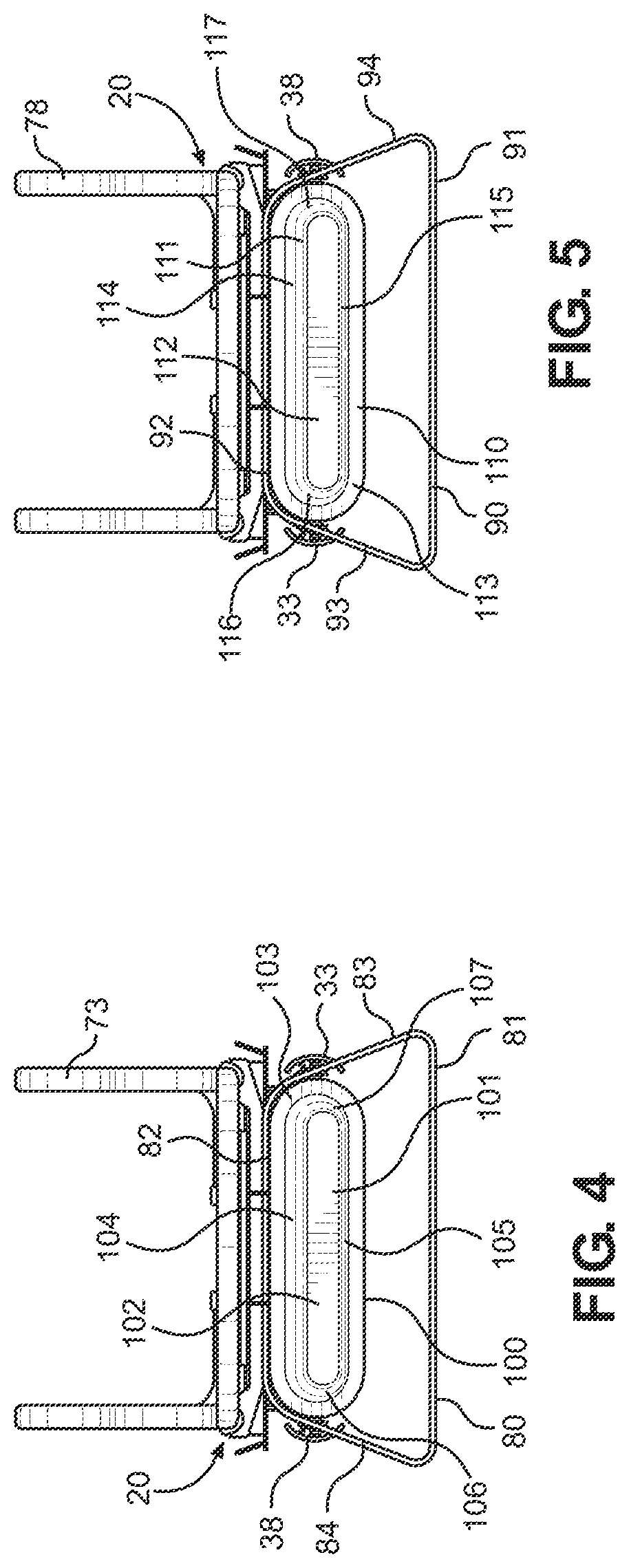Patent US12350571 Figure 4 – Exercise machine storage system