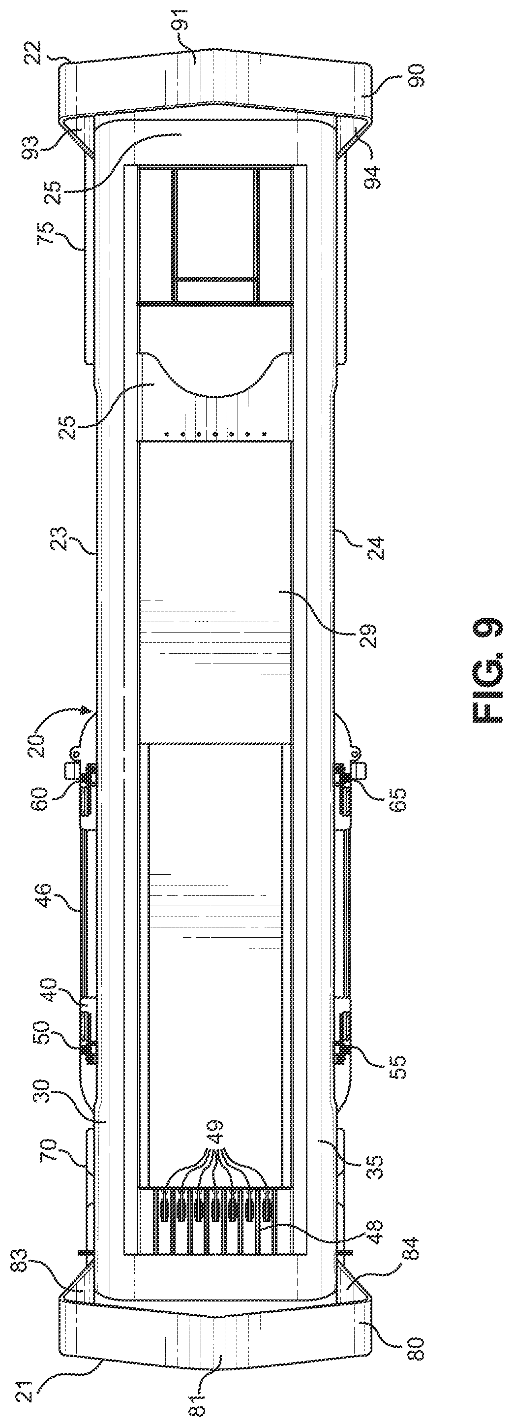 Patent US12350571 Figure 8 – Exercise machine storage system