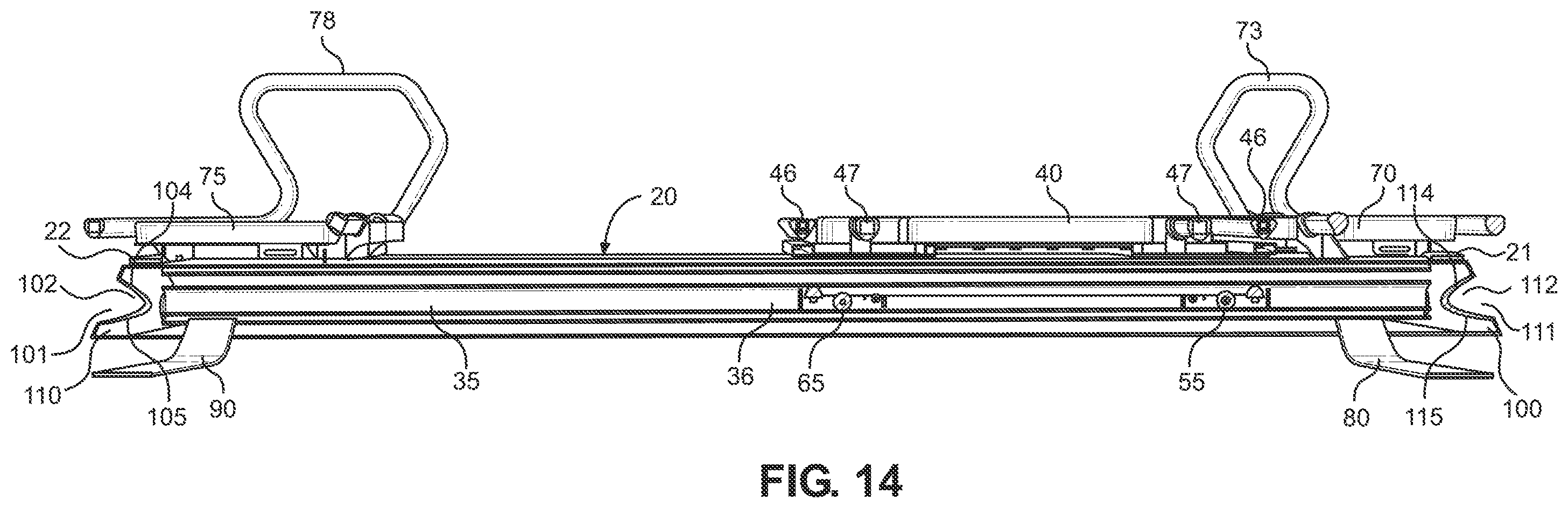 Patent US12350571 Figure 12 – Exercise machine storage system